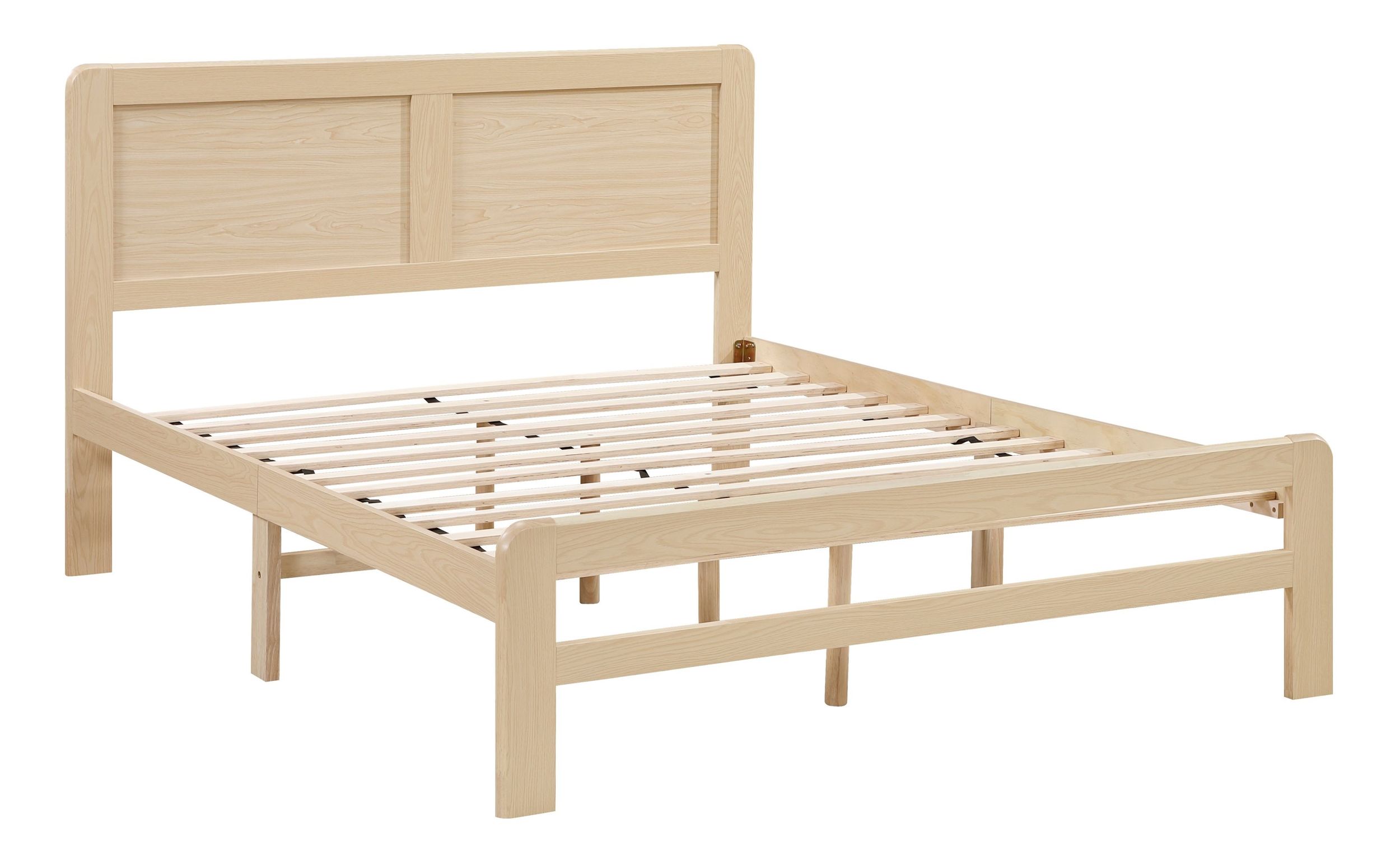 Carter Faux Wood Veneer/Wood Queen Platform Bed