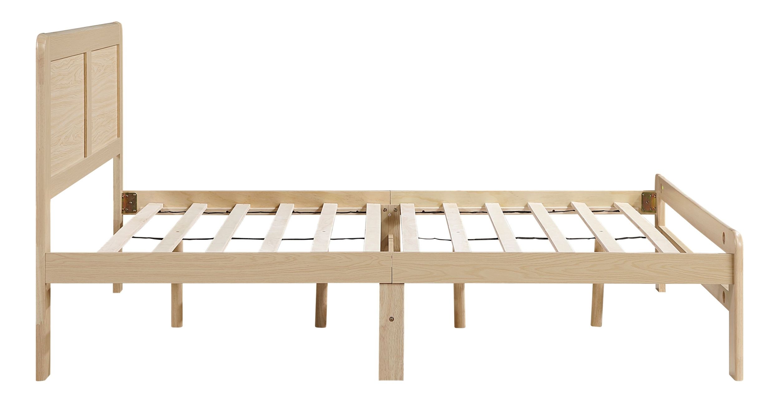 Carter Faux Wood Veneer/Wood Queen Platform Bed