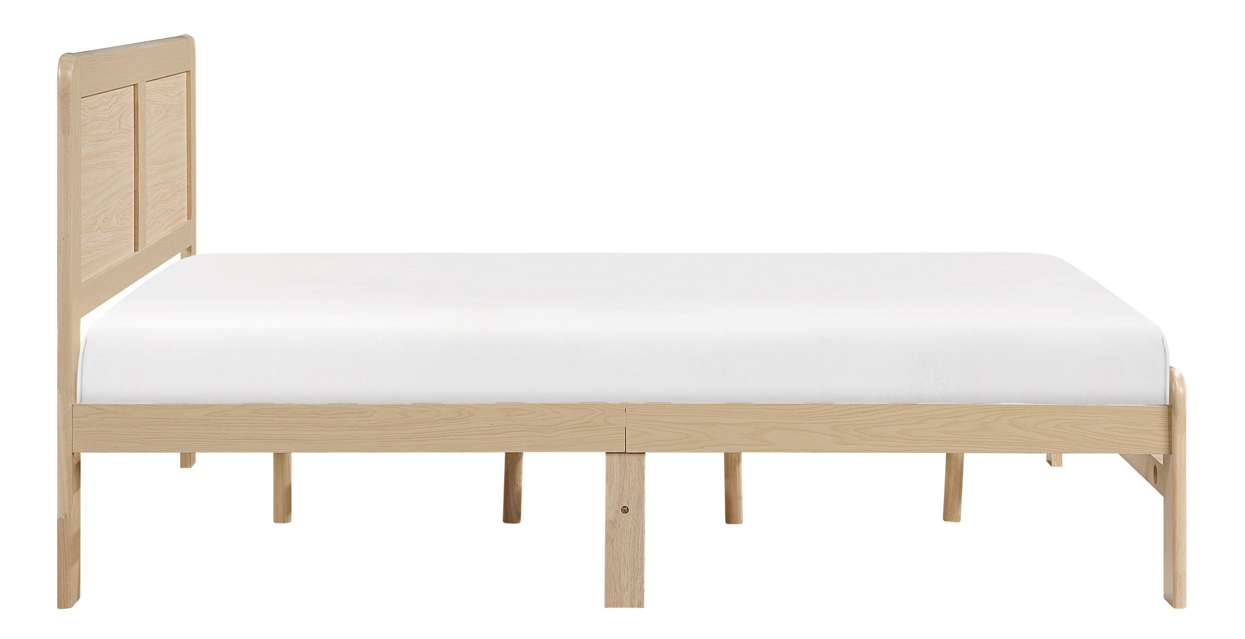 Carter Faux Wood Veneer/Wood Queen Platform Bed
