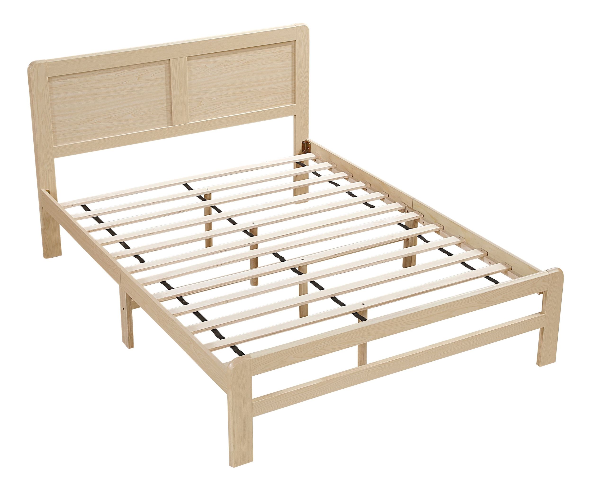 Carter Faux Wood Veneer/Wood Queen Platform Bed