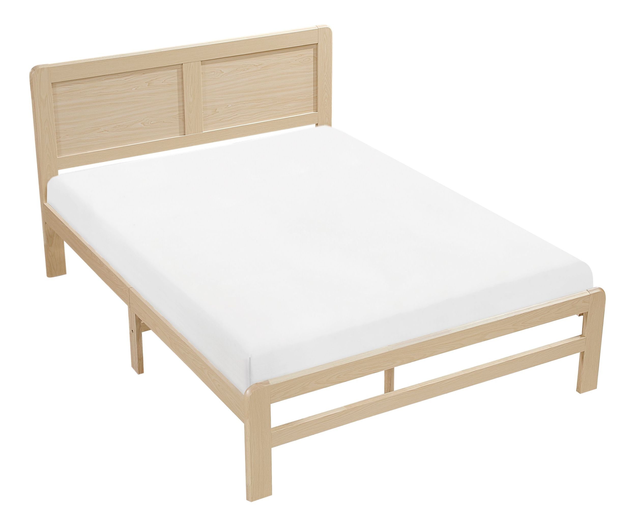 Carter Faux Wood Veneer/Wood Queen Platform Bed