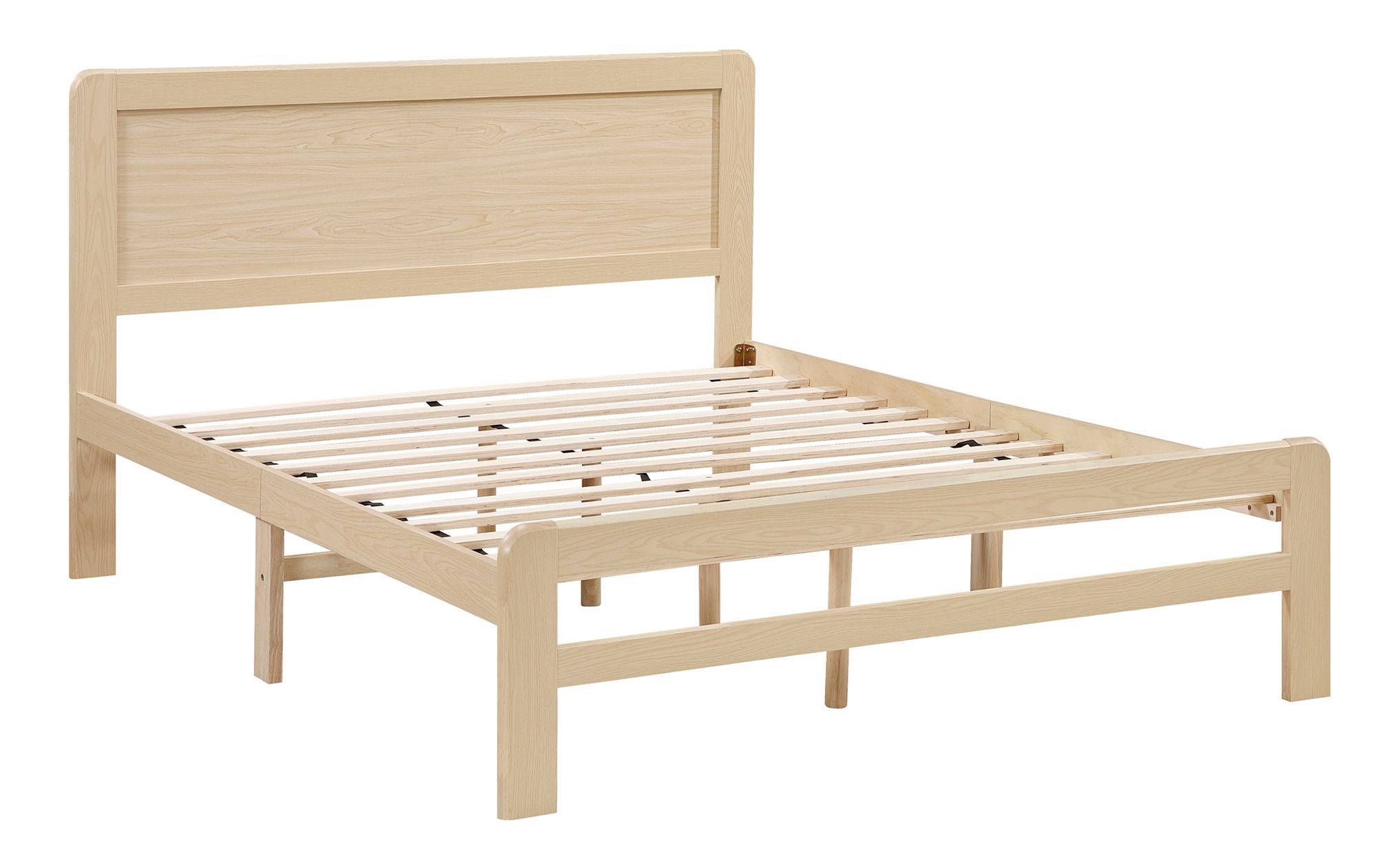 Carter Faux Wood Veneer/Wood Full Platform Bed