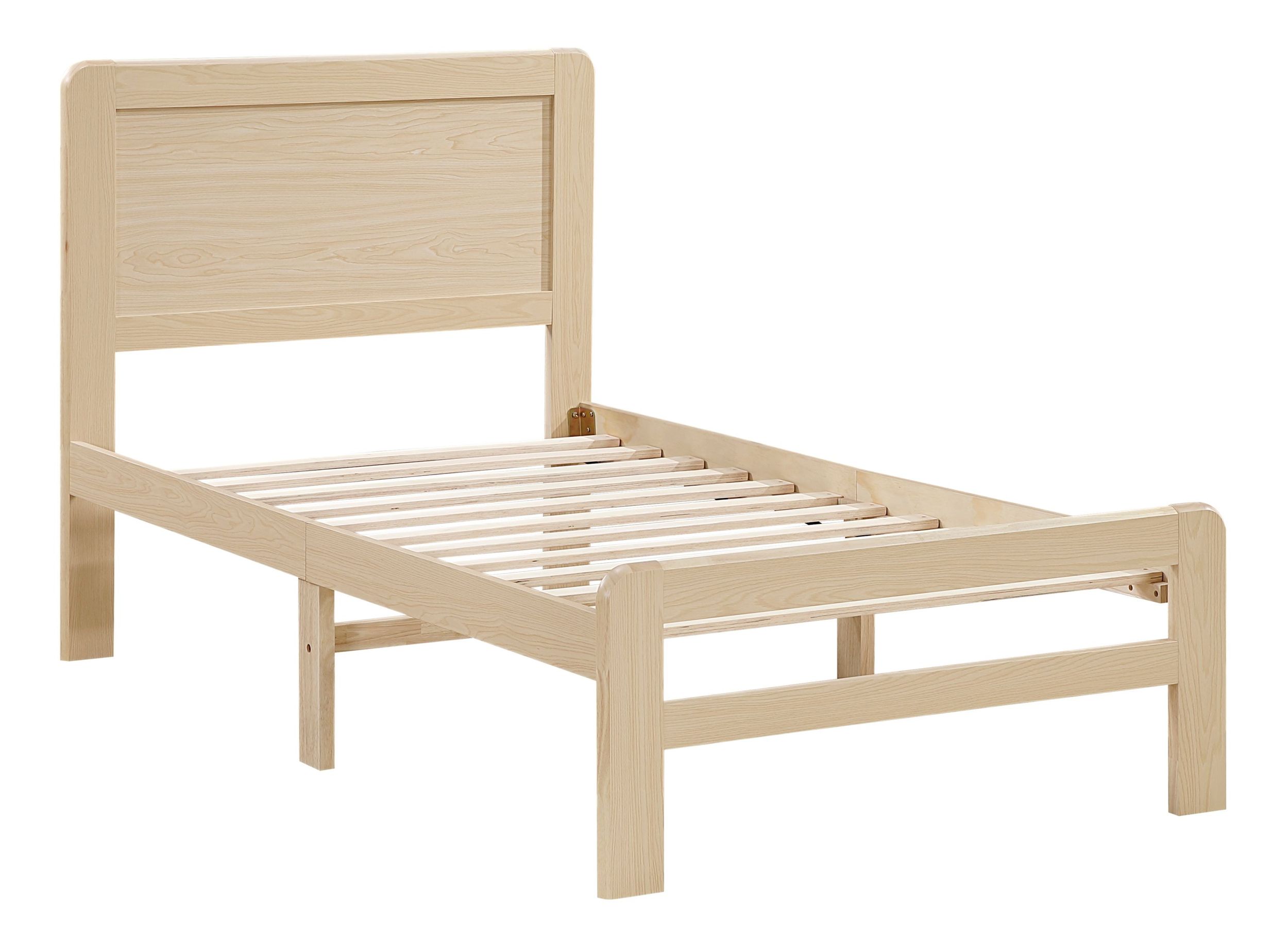 Carter Faux Wood Veneer/Wood Platform Bed