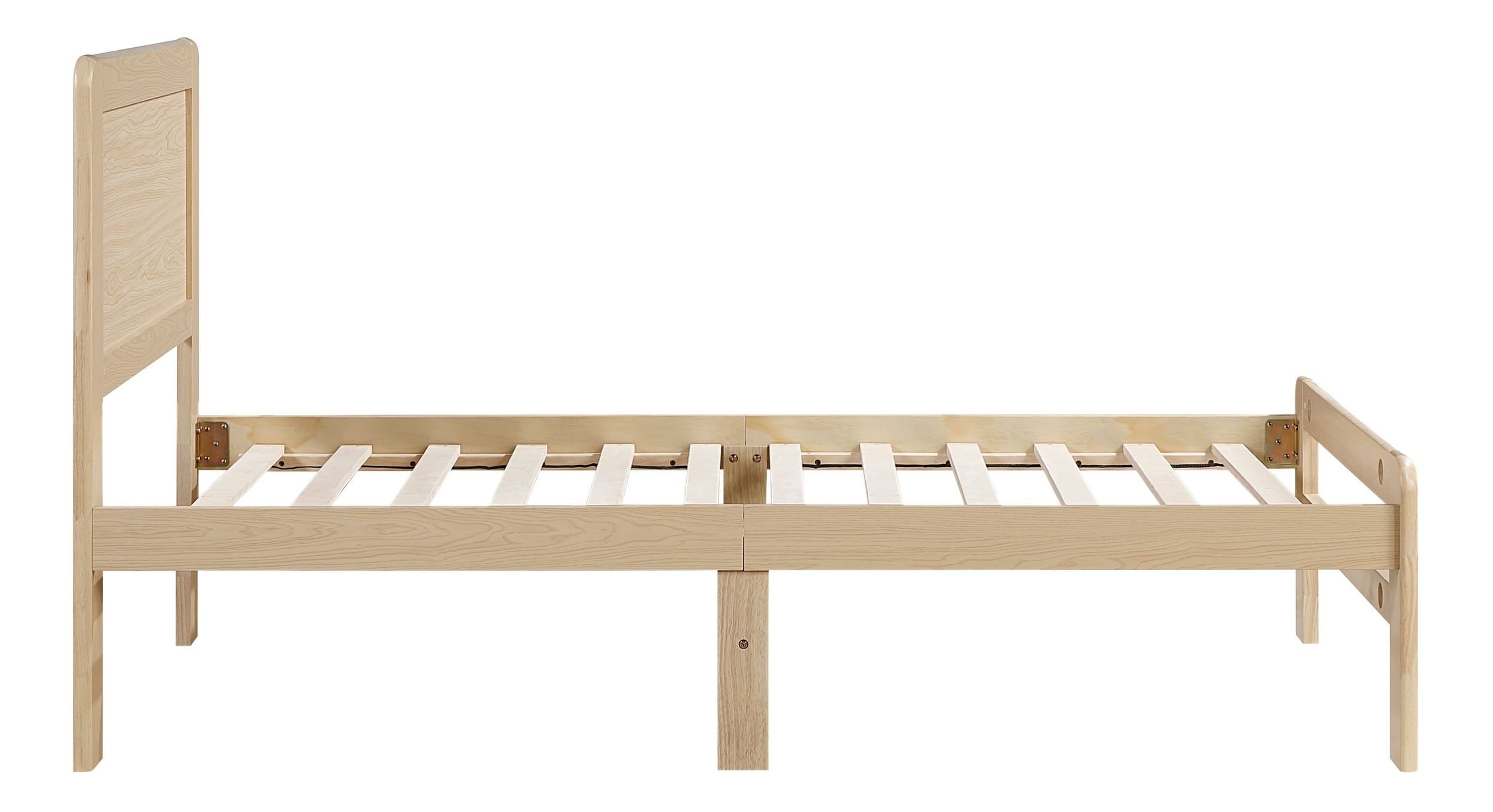 Carter Faux Wood Veneer/Wood Platform Bed