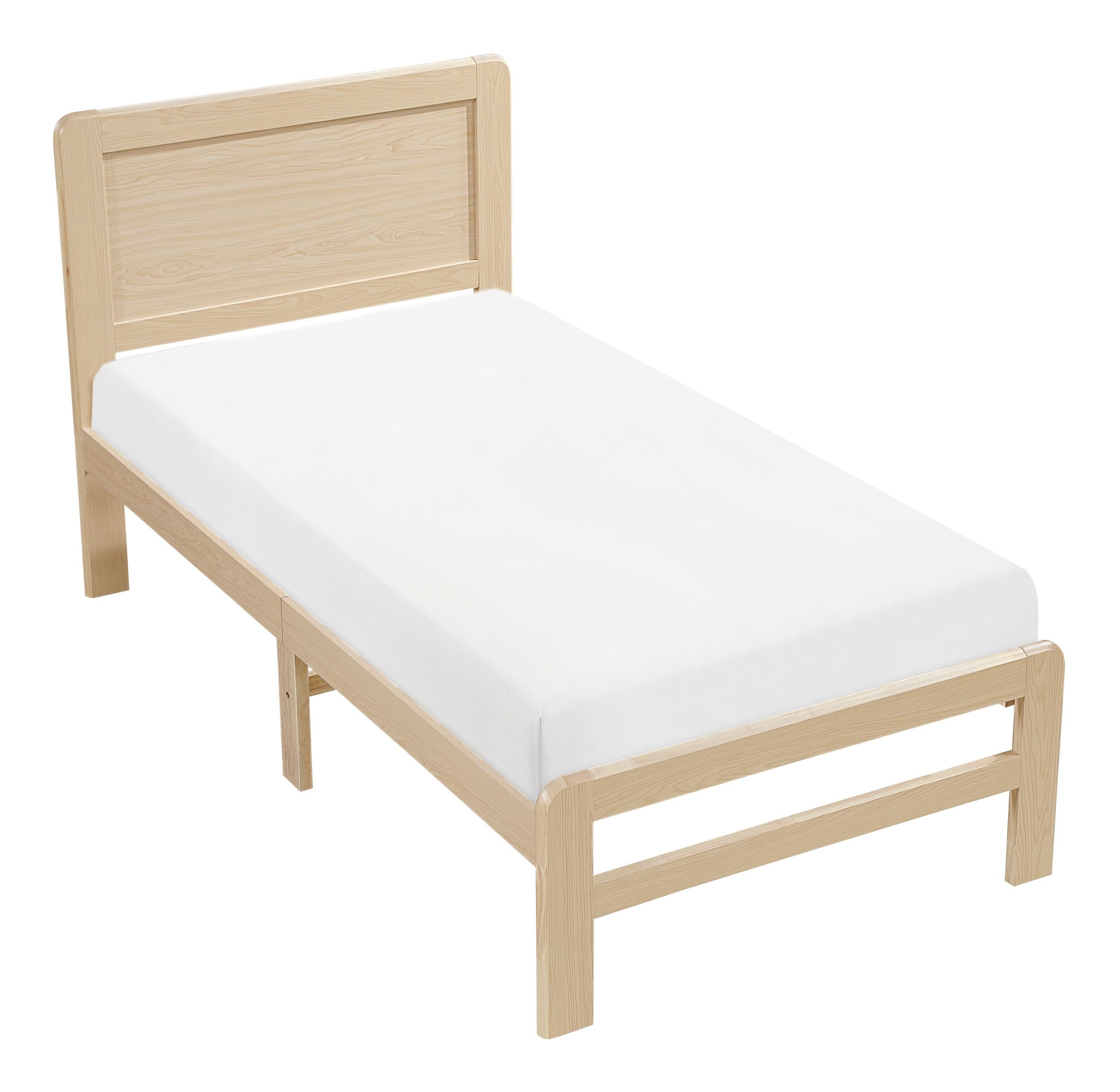 Carter Faux Wood Veneer/Wood Platform Bed