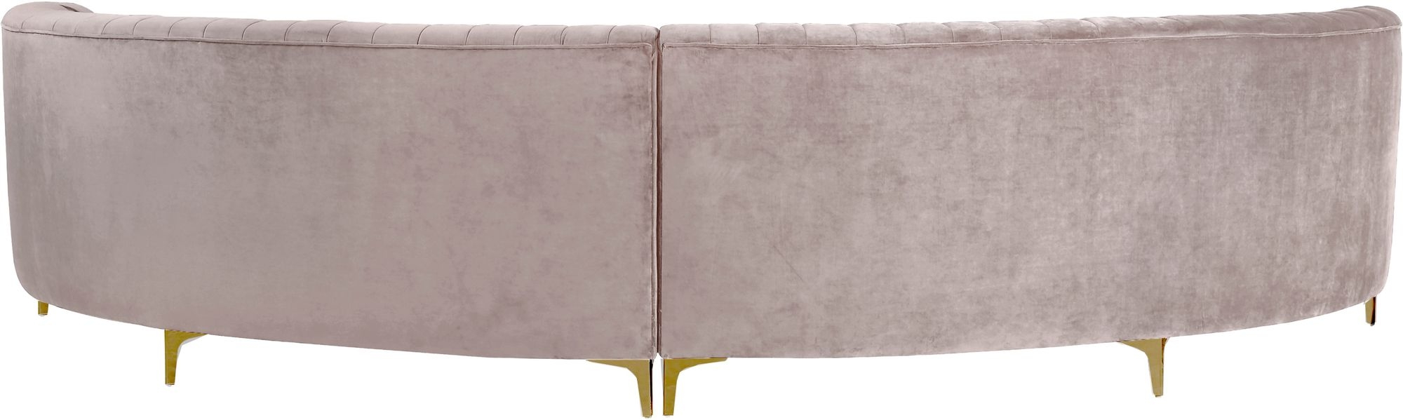 Jackson 143" 2-Piece Velvet Sectional