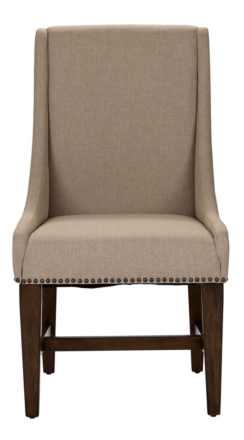Armand Linen/Wood Side Chair