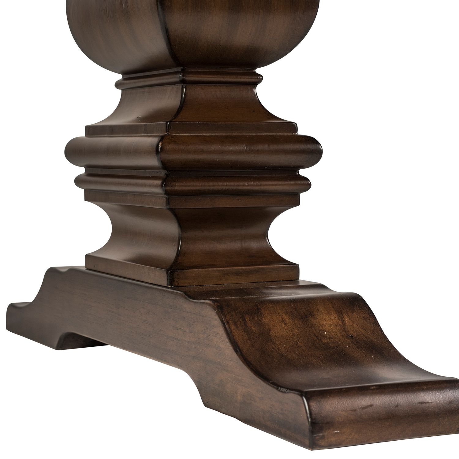 Armand Rectangular Wood Extendable Trestle Table