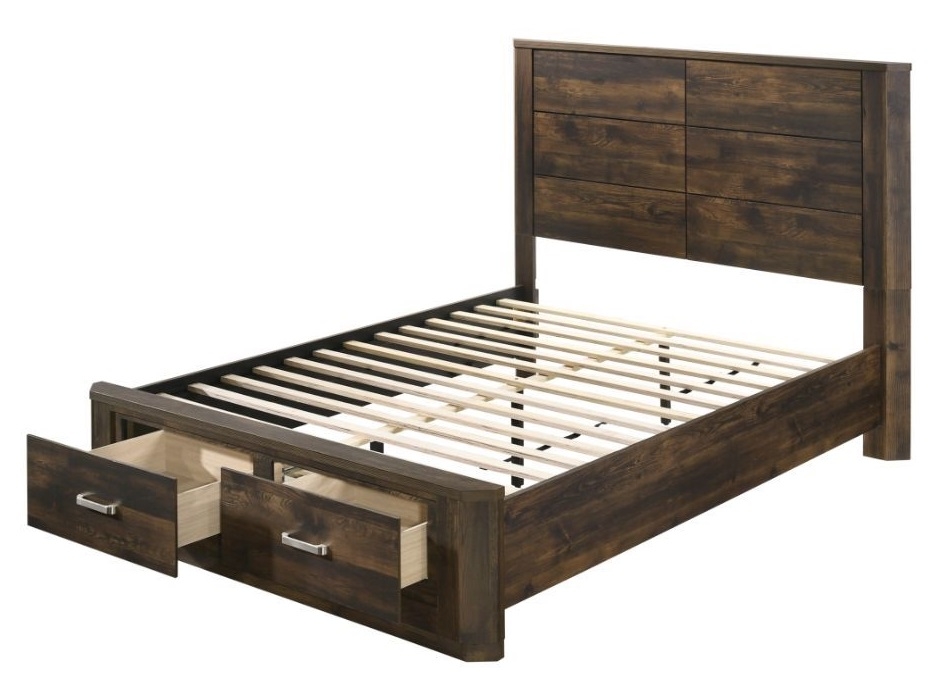 Elettra Wood Storage Panel Bedroom Set