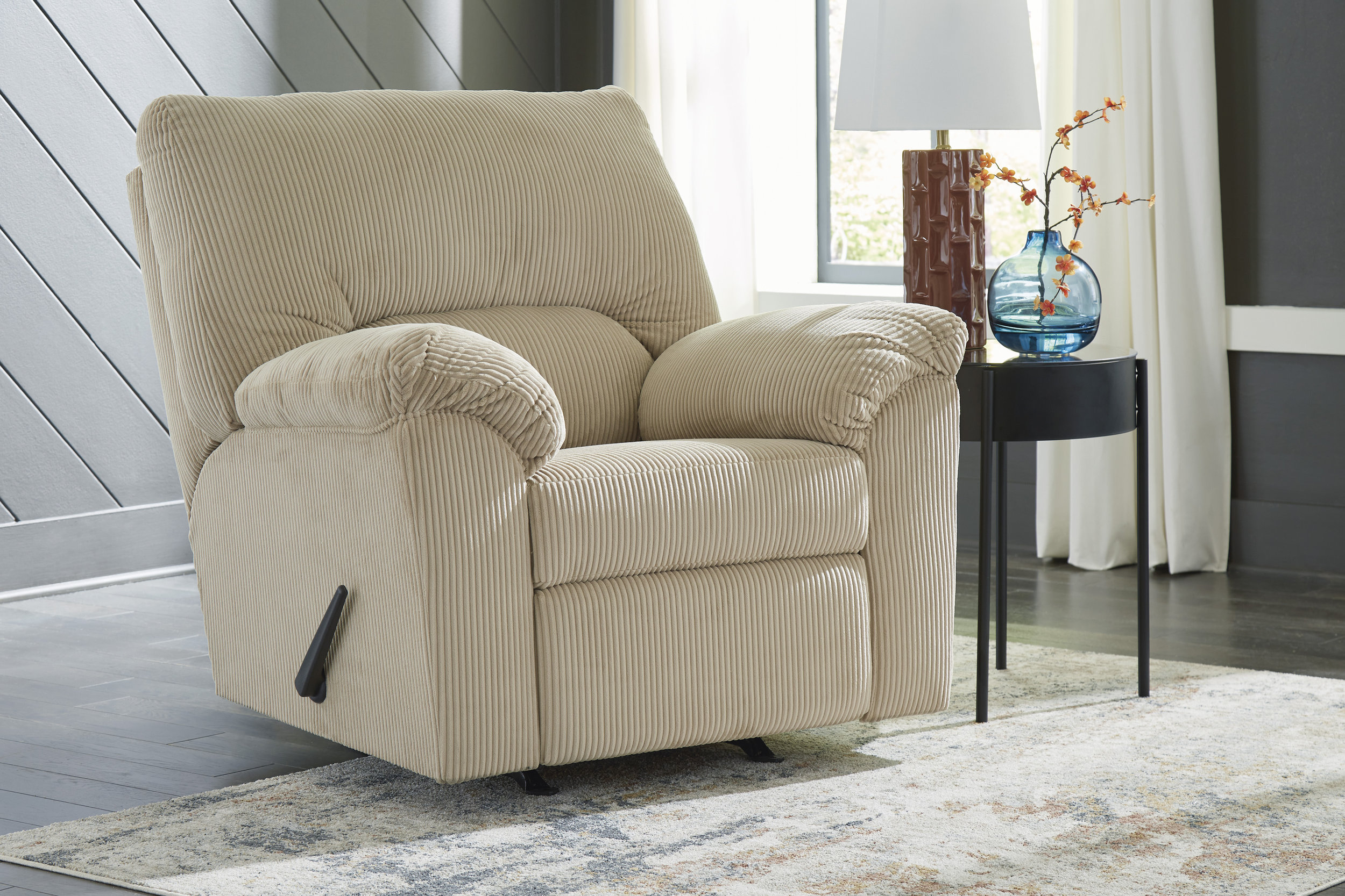 SimpleJoy Polyester Rocker Recliner