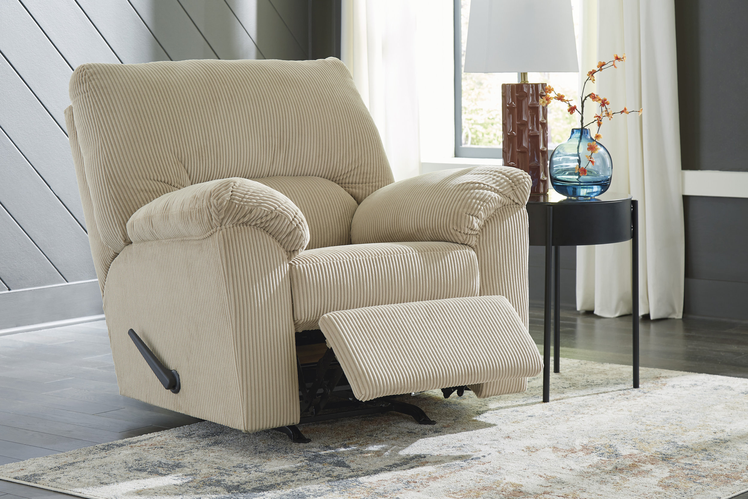 SimpleJoy Polyester Rocker Recliner