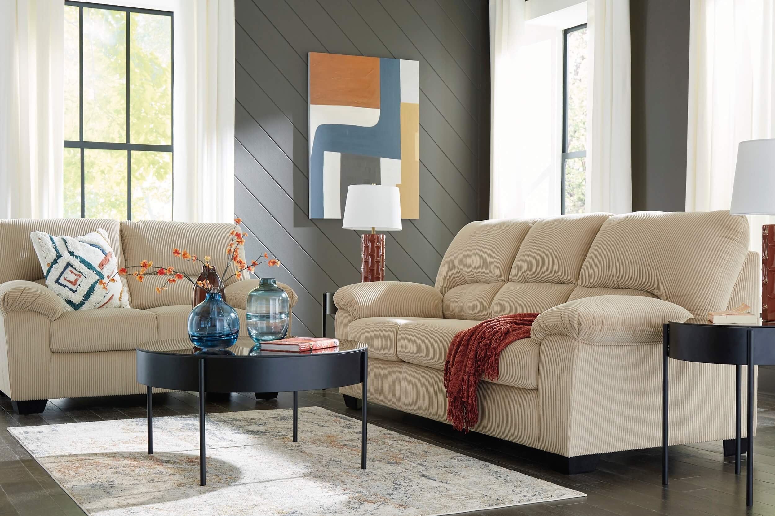 Simplejoy Polyester Loveseat