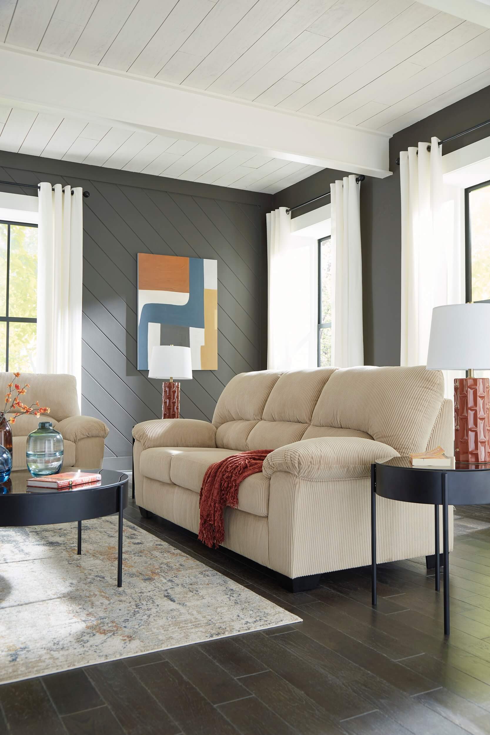 SimpleJoy Polyester Sofa