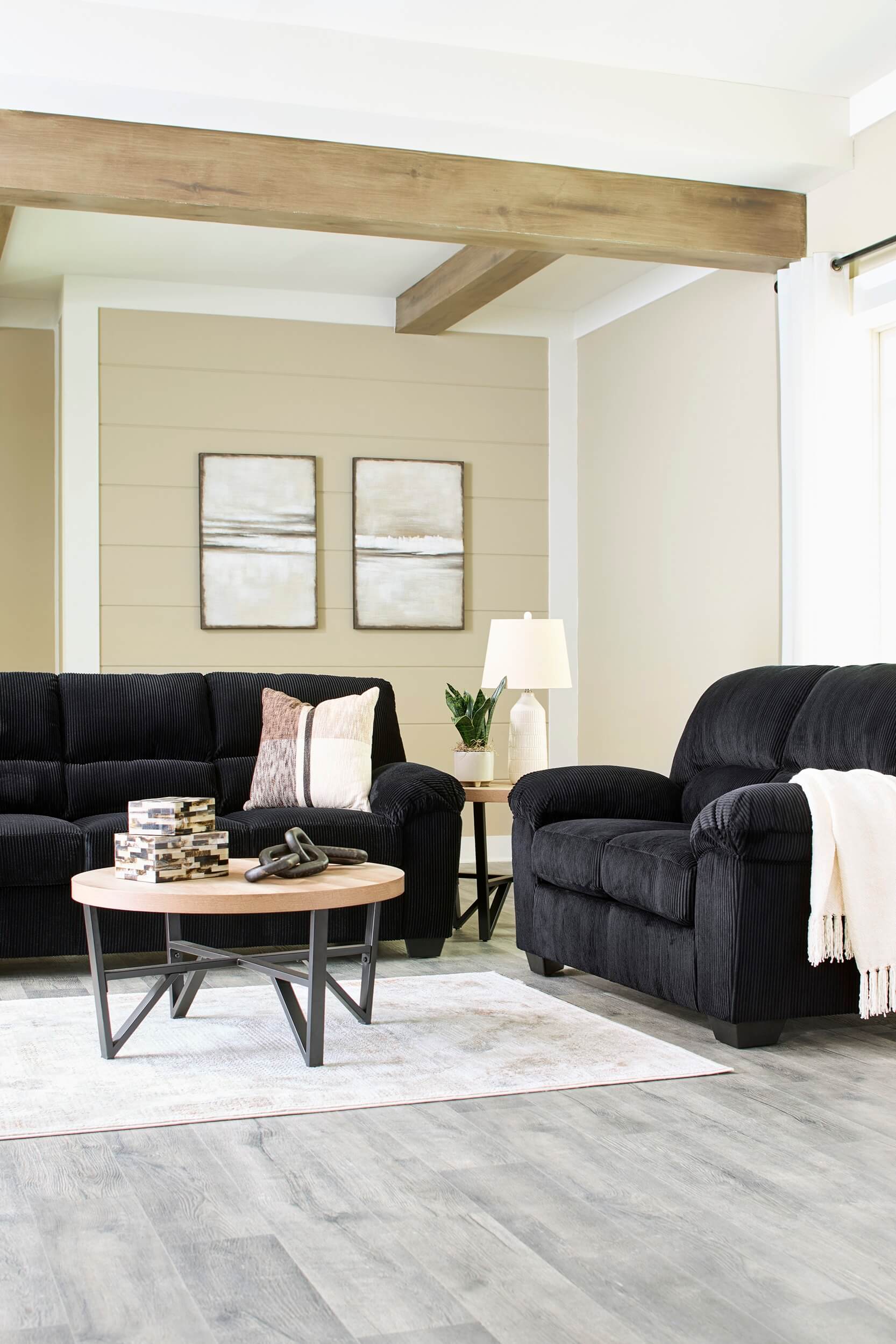 SimpleJoy Polyester Sofa