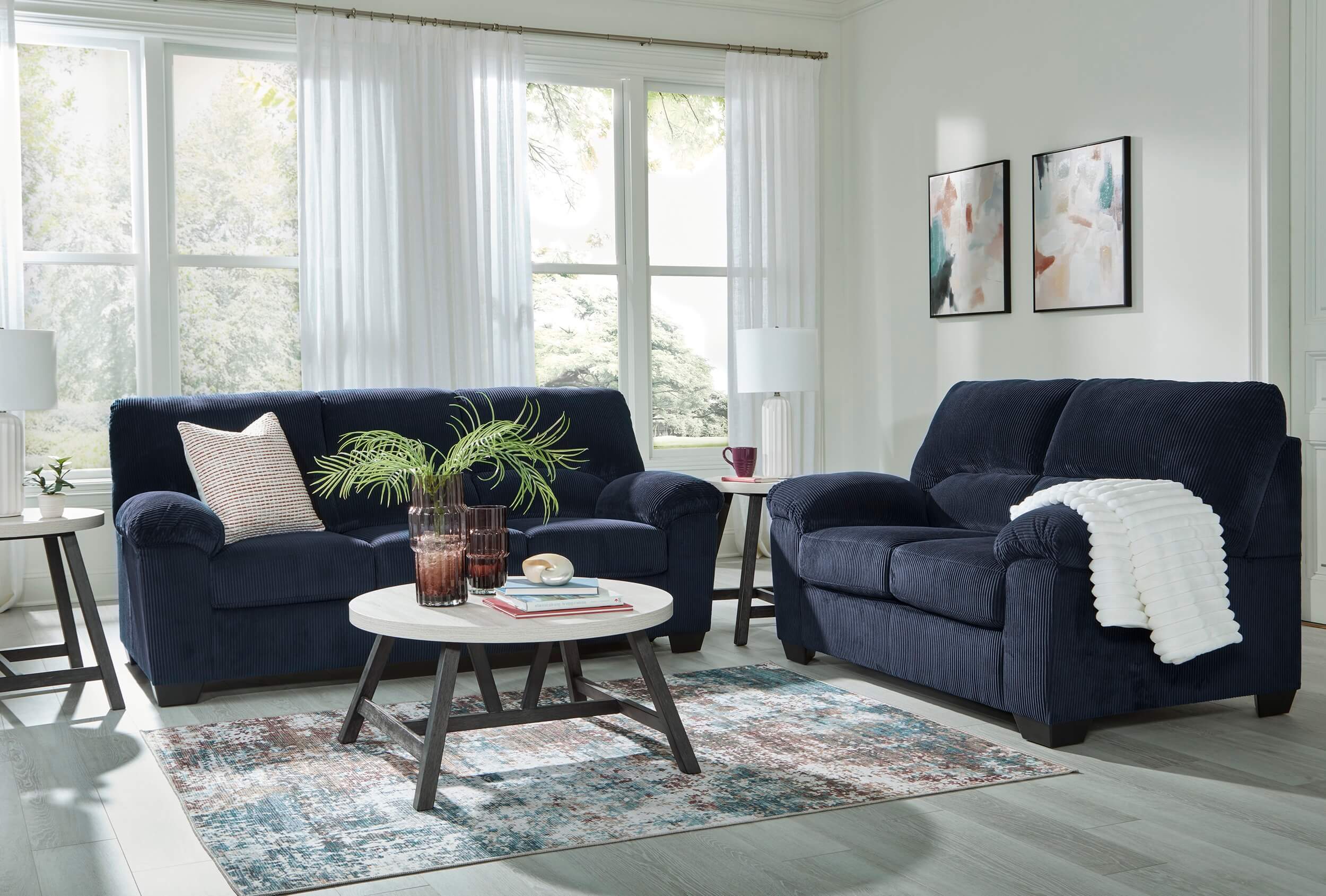 SimpleJoy Polyester Loveseat