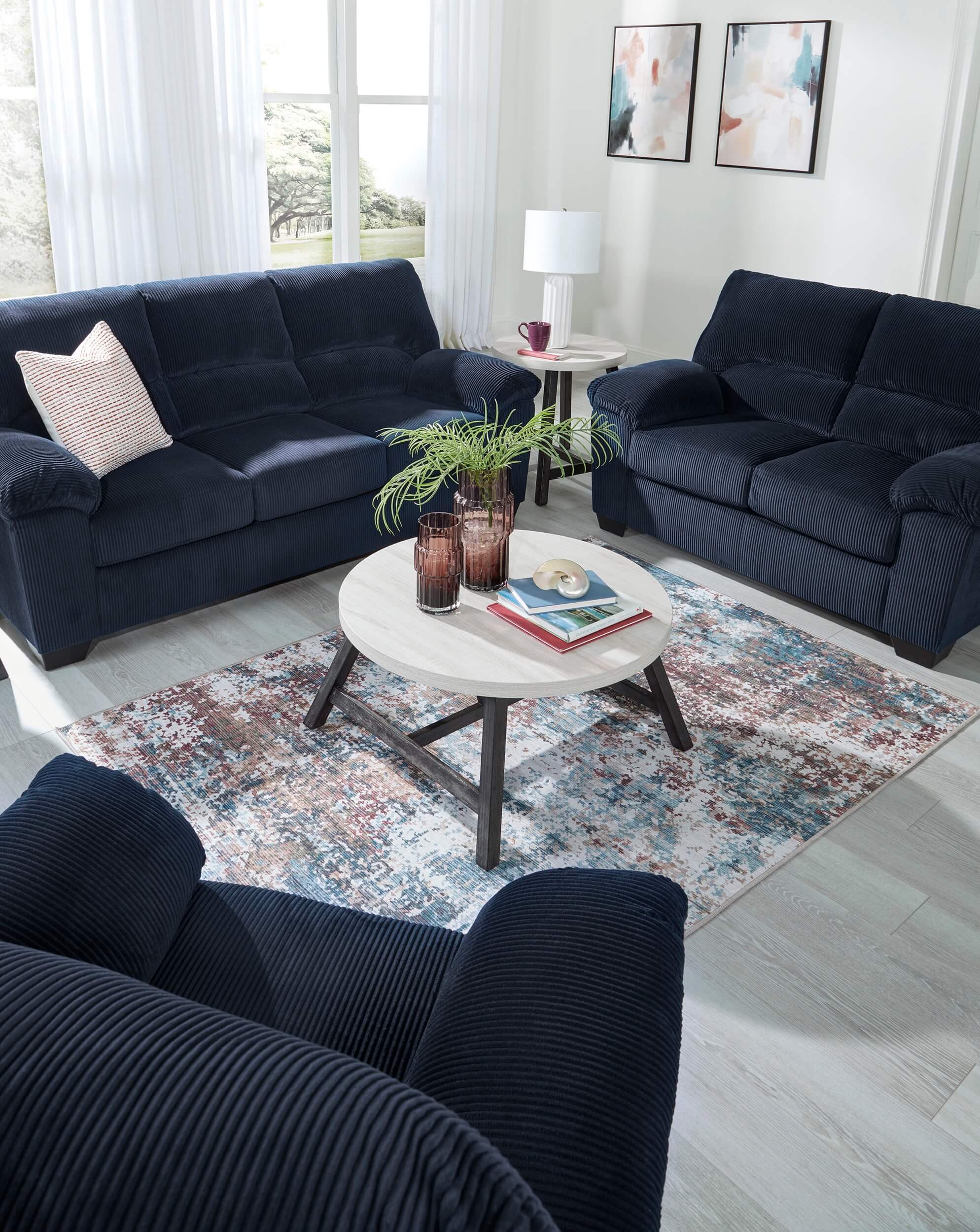 Ashley SimpleJoy 3 Piece Living Room Set
