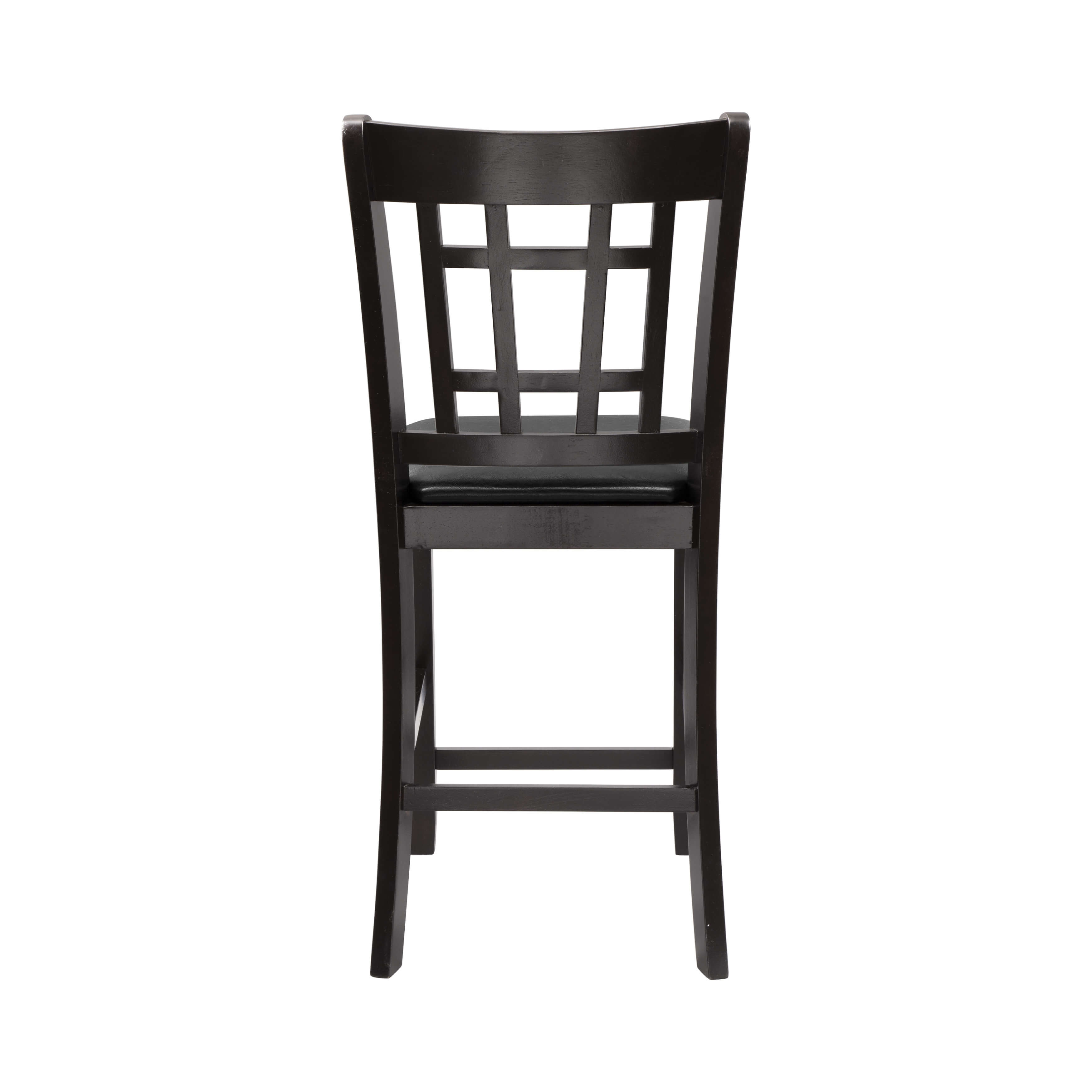 Junipero Classic Vinyl/Wood Counter Dining Chair
