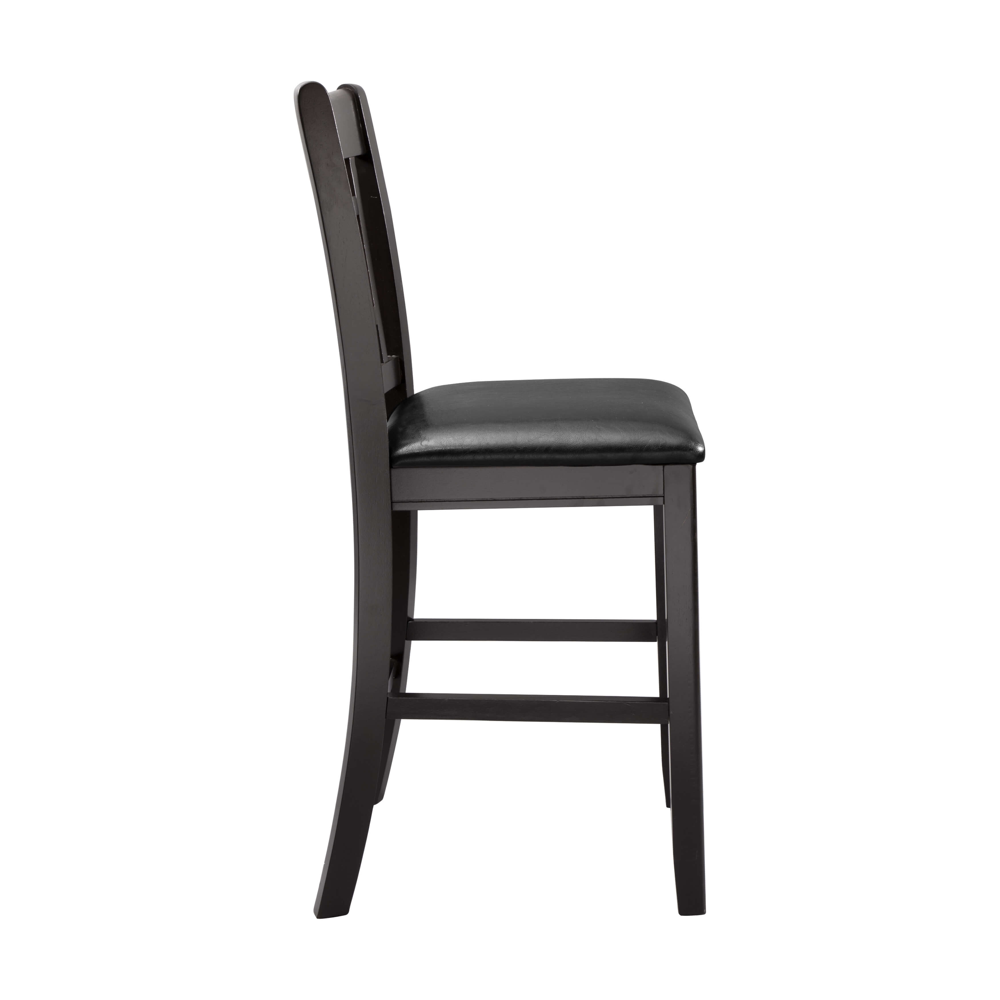 Junipero Classic Vinyl/Wood Counter Dining Chair