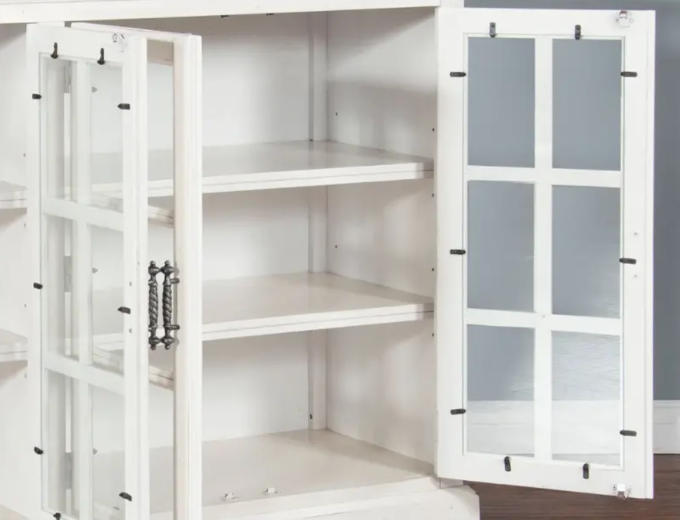 SM Carriage House Wood Server w/4 Doors