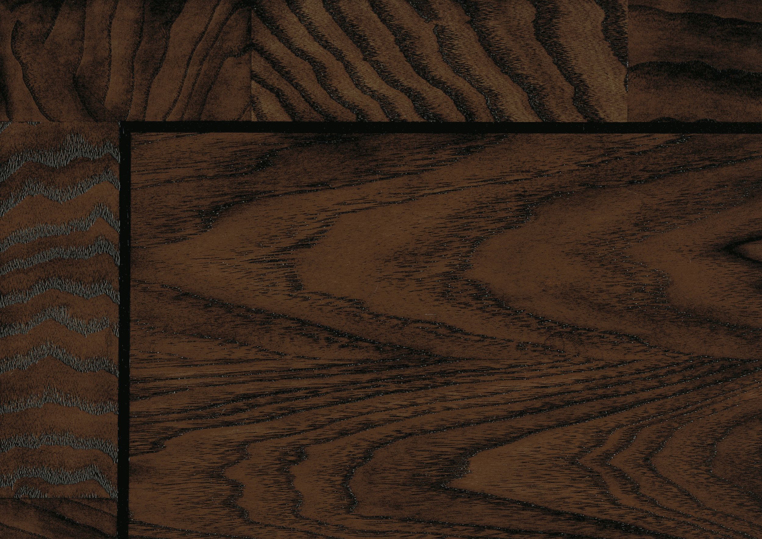 Gilmartin Faux Leather/Wood/Wood Veneer Panel Bedroom Set