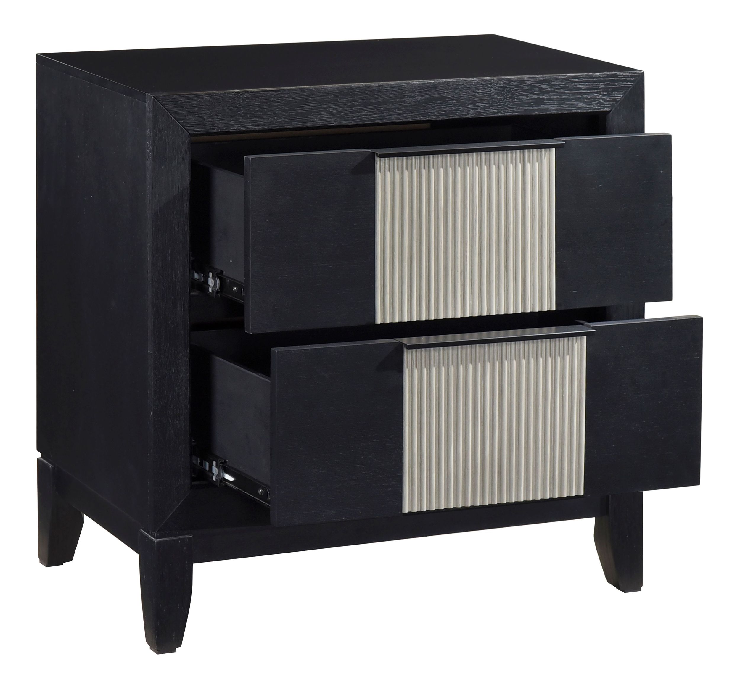 Garrison Wood/MDF Panel Bedroom Set with LED Lighting