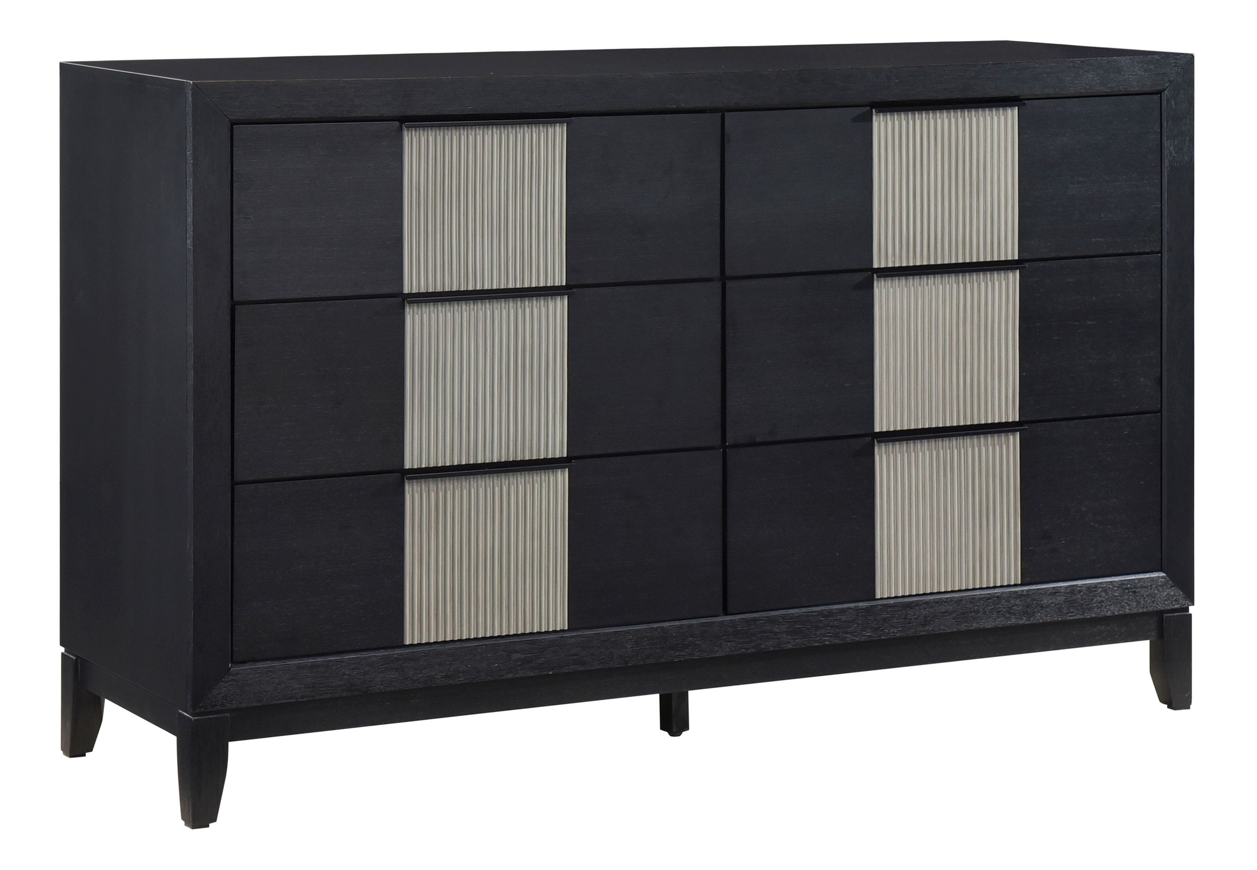 Garrison Wood/MDF Panel Bedroom Set with LED Lighting