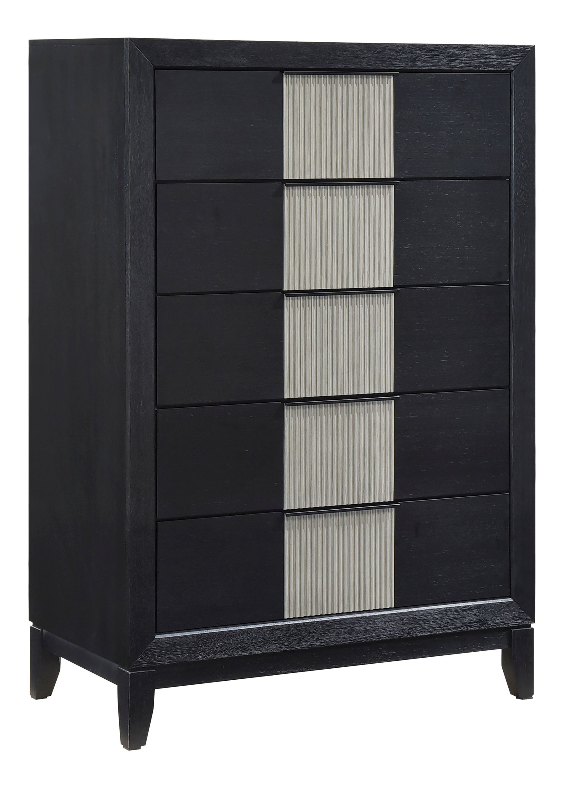 Garrison Wood/MDF Panel Bedroom Set with LED Lighting