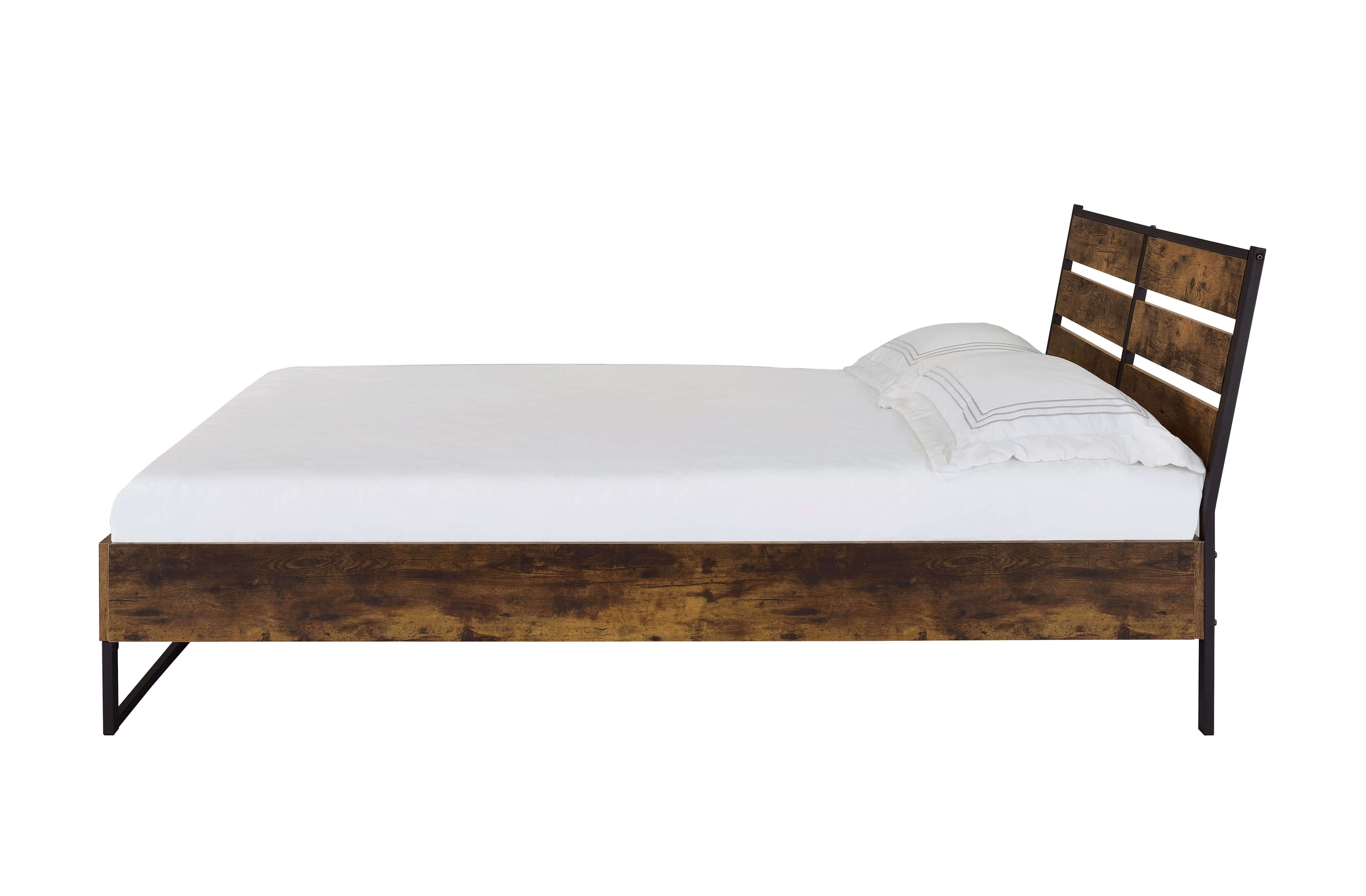 Juvanth Wood/Metal Panel Bed, Eastern King Size