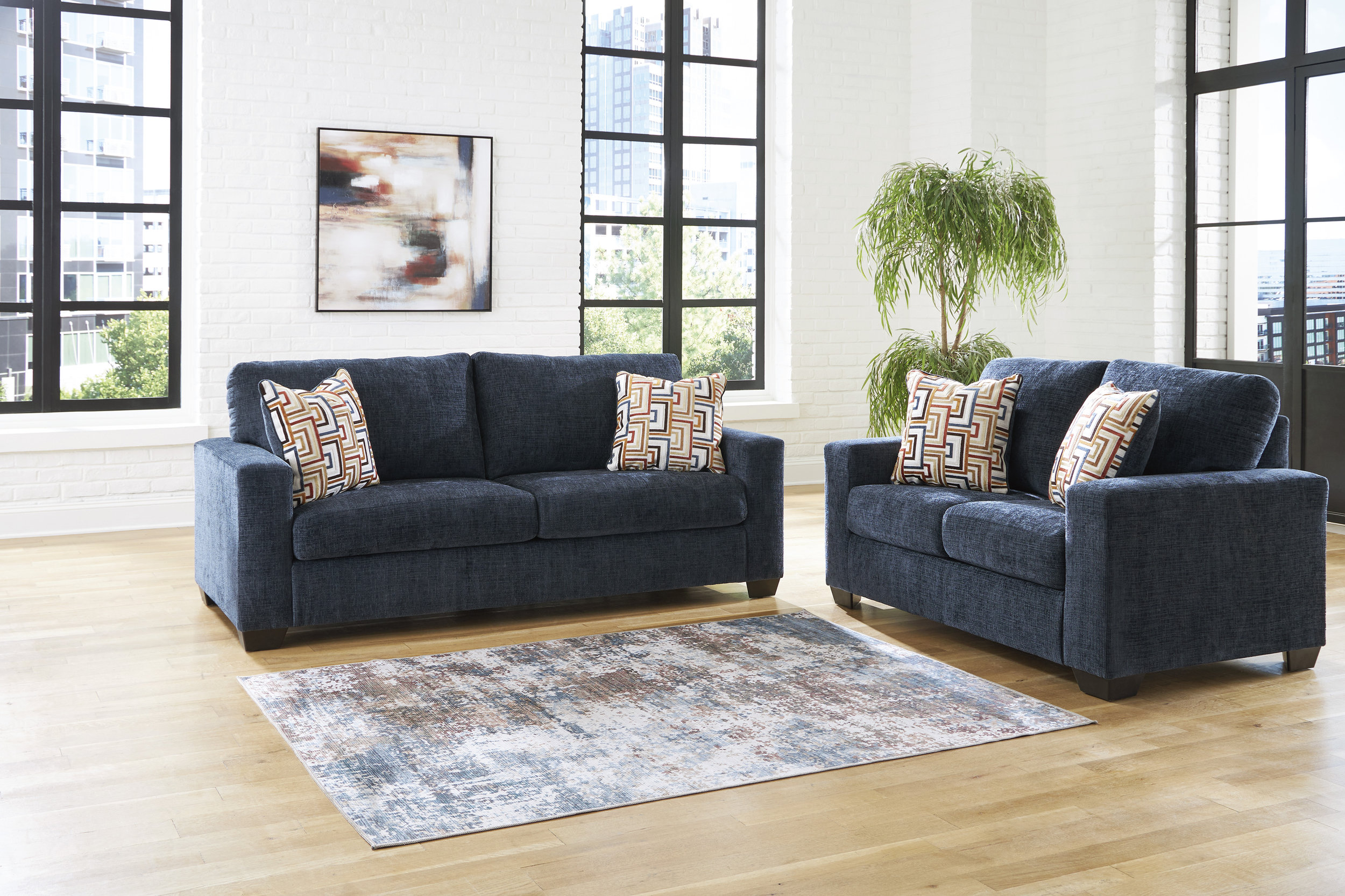 Aviemore Polyester Living Room Set