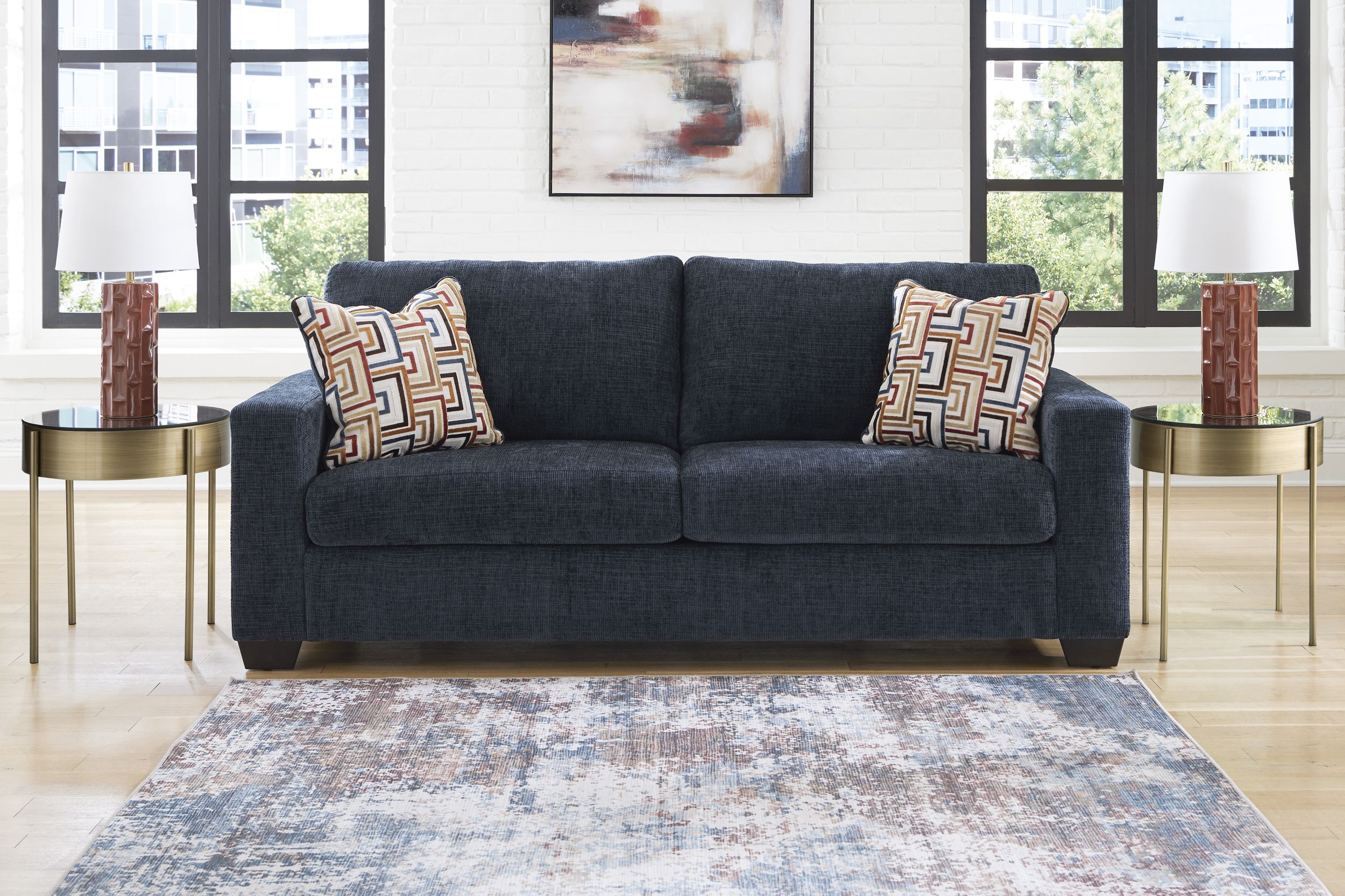 Aviemore Fabric Sofa in Oatmeal | Signature Design by Ashley