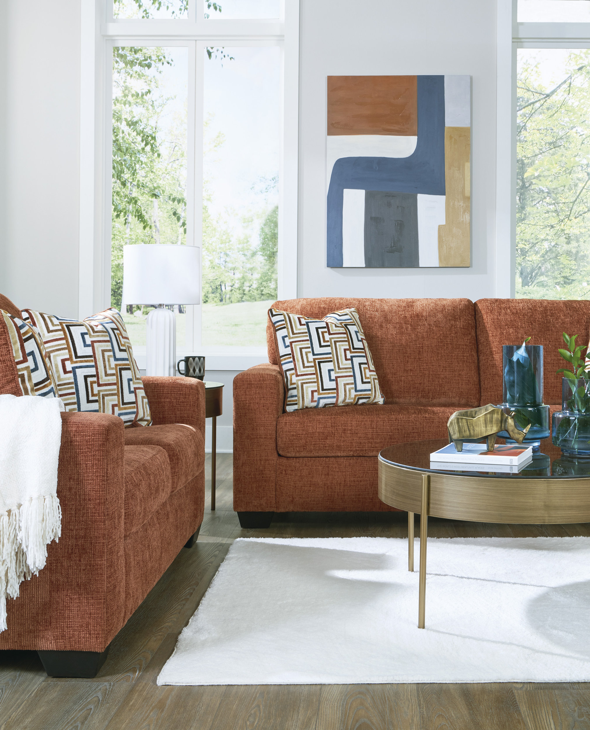 Aviemore Polyester Living Room Set