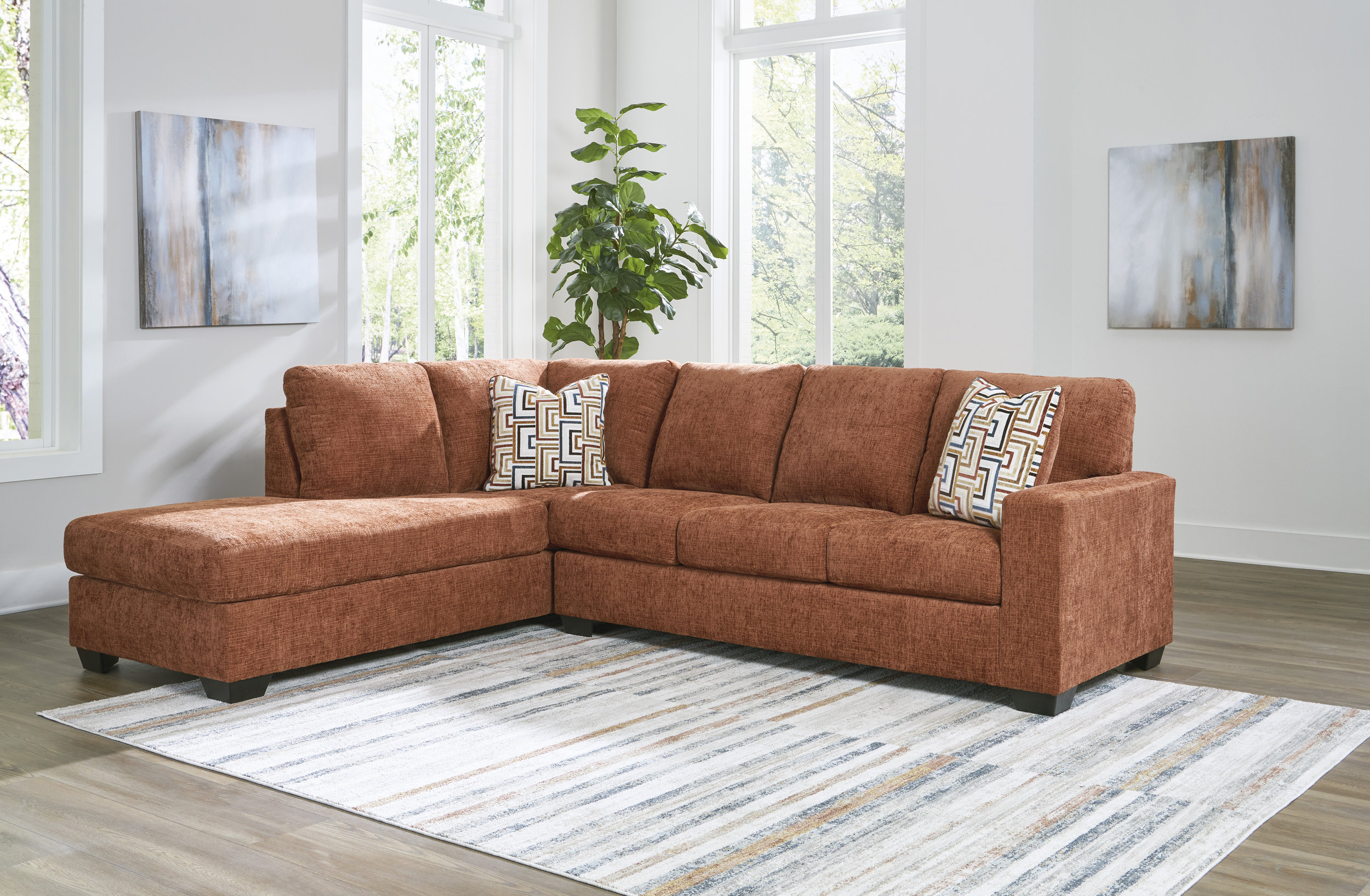 Snapshot  Signature Design by Ashley Living Room Aviemore Right-Arm Facing Sofa 