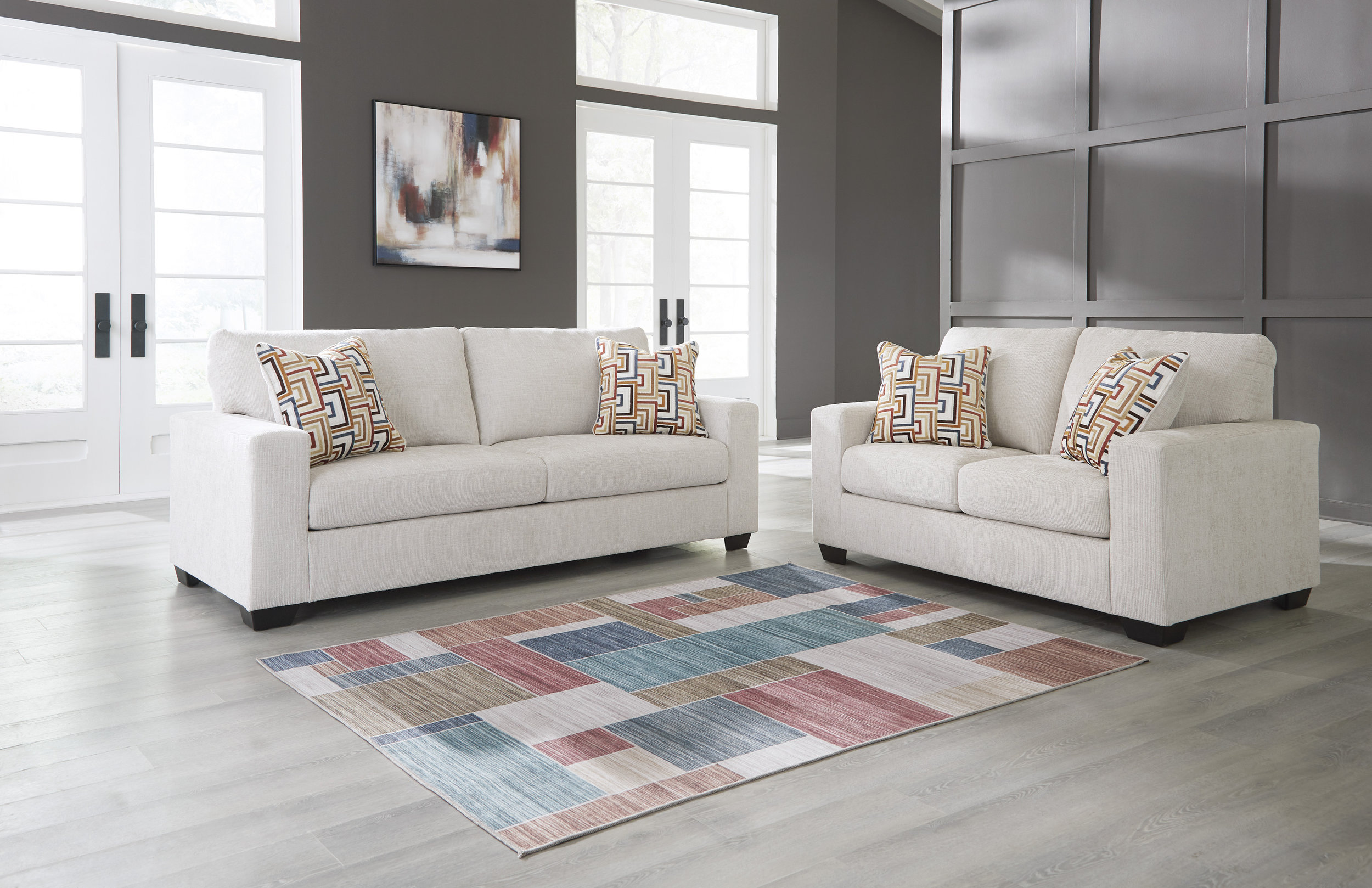 Aviemore Polyester Living Room Set