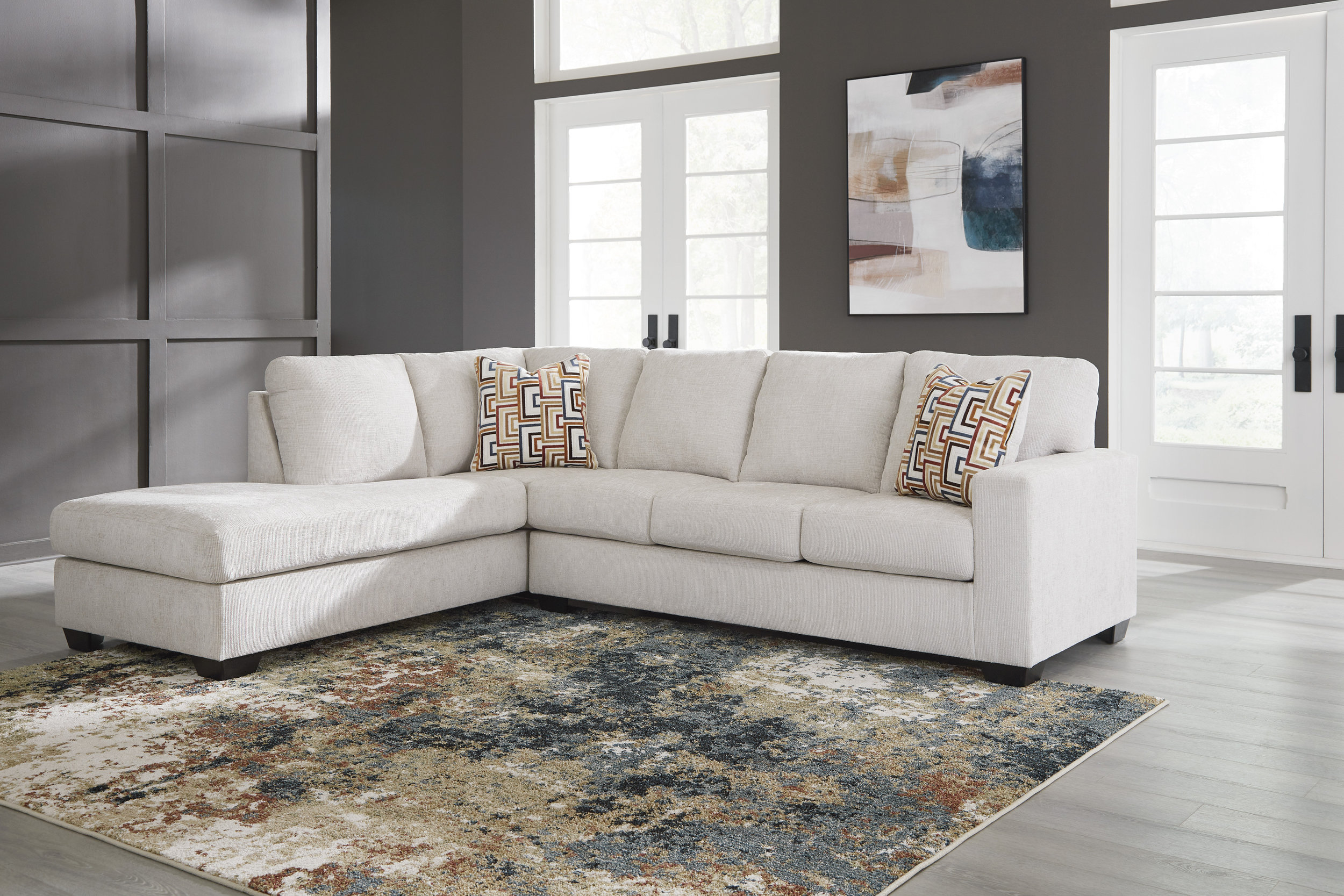 Snapshot  Signature Design by Ashley Living Room Aviemore Right-Arm Facing Sofa 