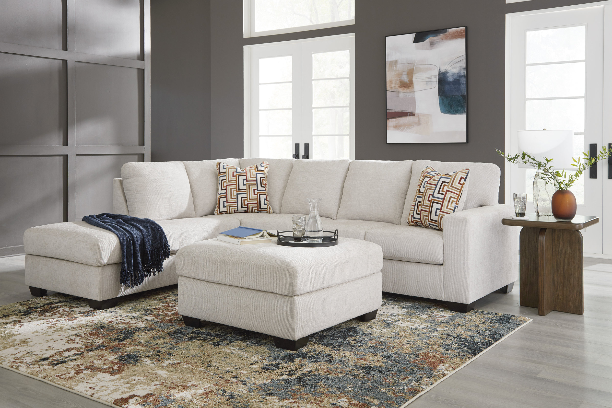 Snapshot  Signature Design by Ashley Living Room Aviemore Right-Arm Facing Sofa 