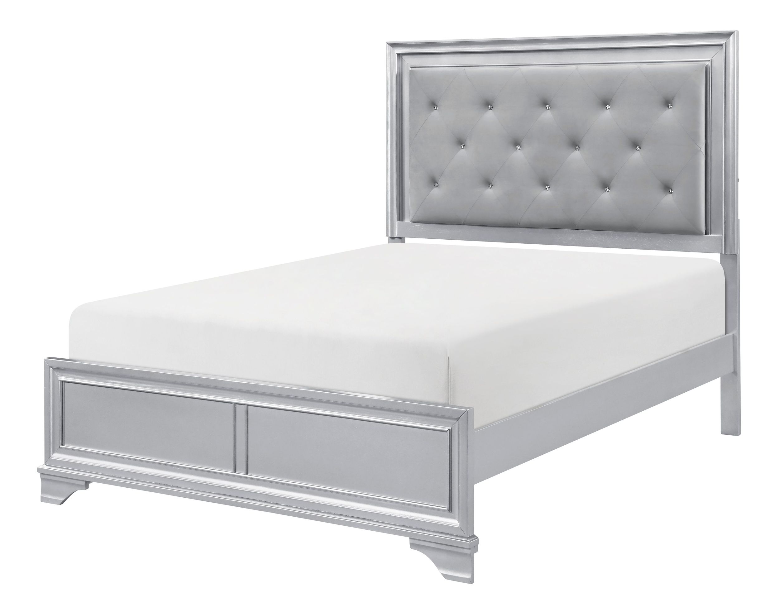 Anatole Wood Panel Bedroom Set with LED Lighting