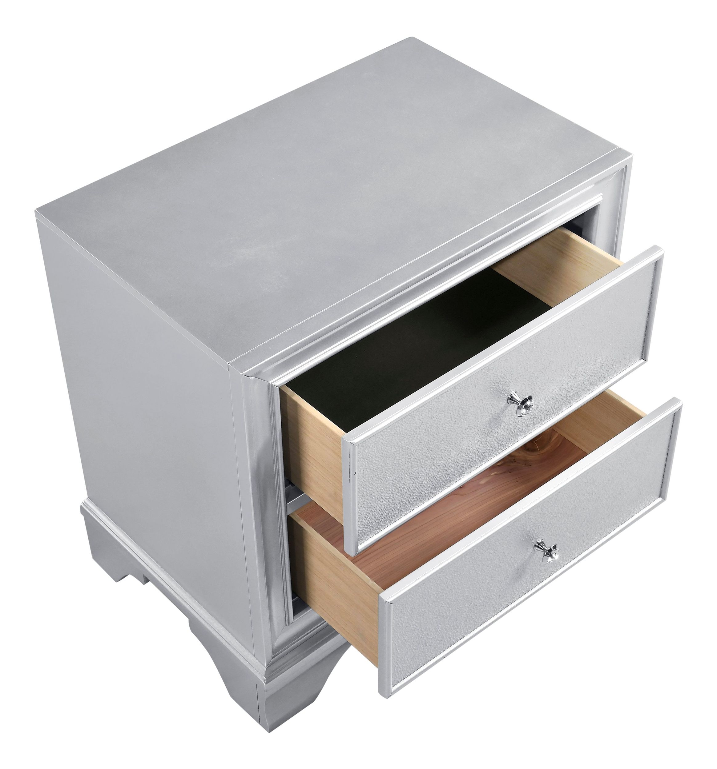 Anatole Wood 2-Drawer Night Stand