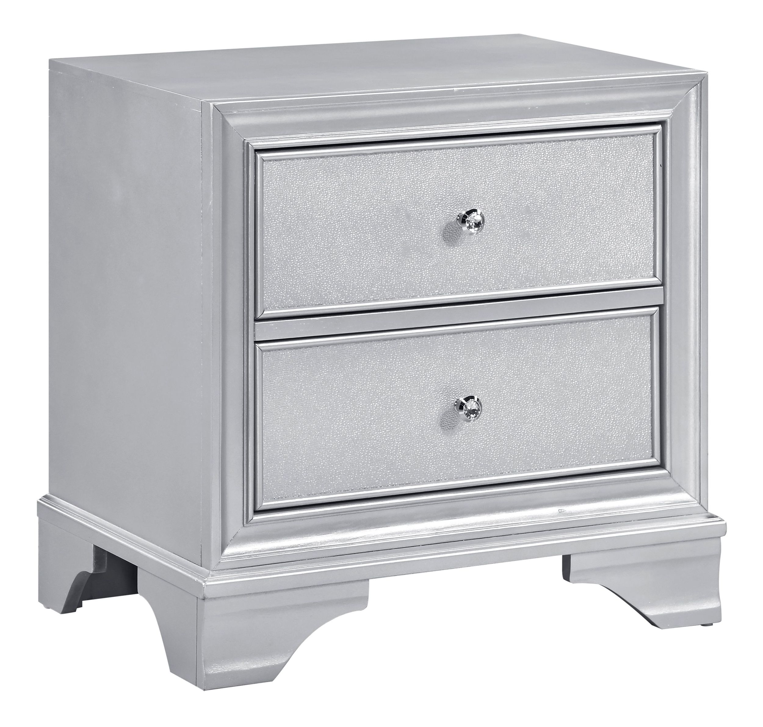 Anatole Wood 2-Drawer Night Stand