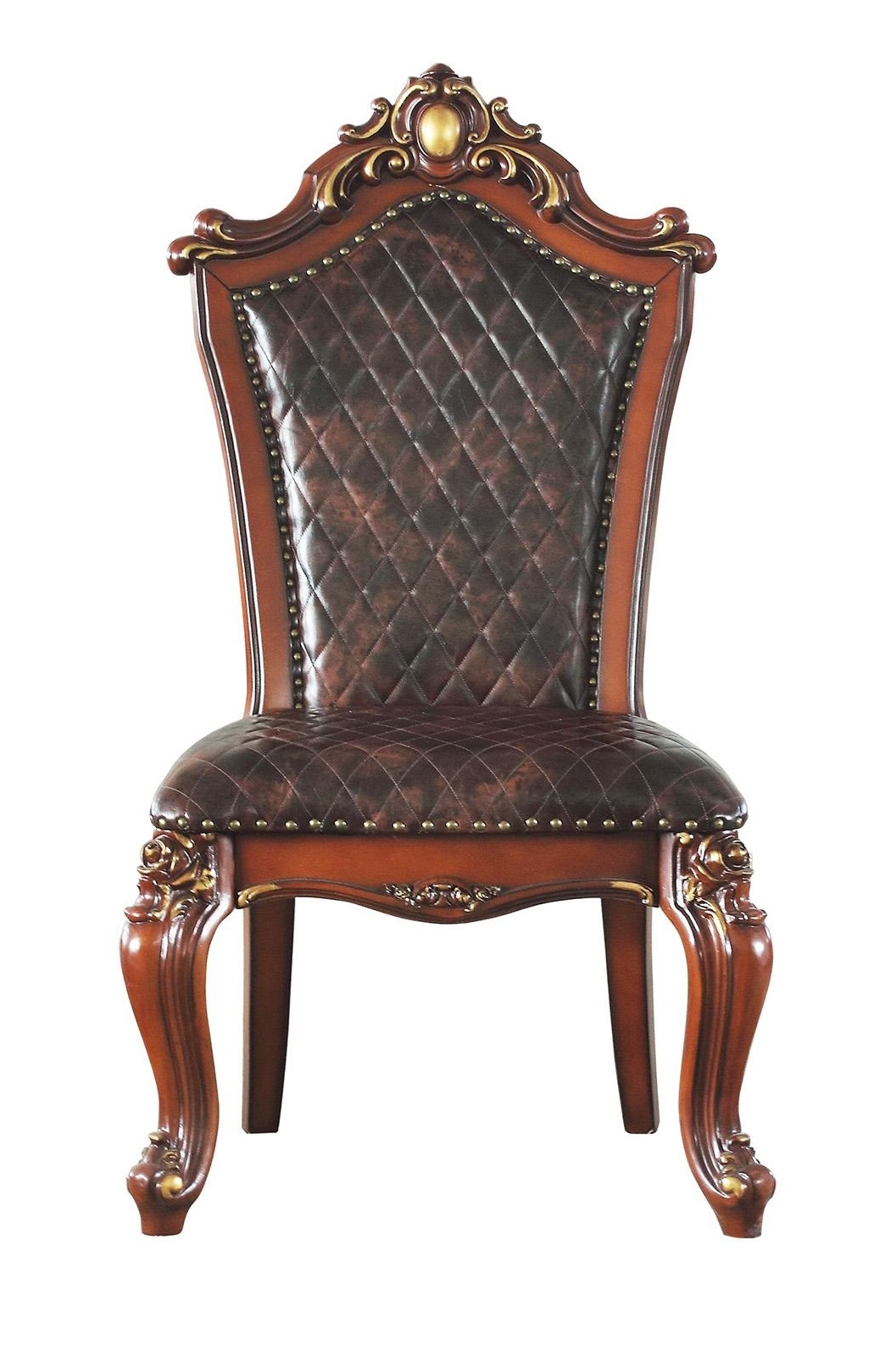 Picardy PU/Wood Dining Side Chair