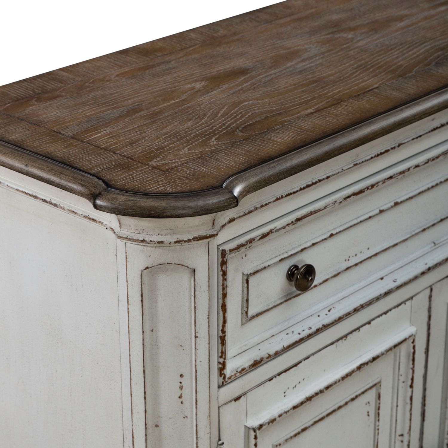 Magnolia Manor Wood Accent Cabinet w/Drawer & 2 Doors