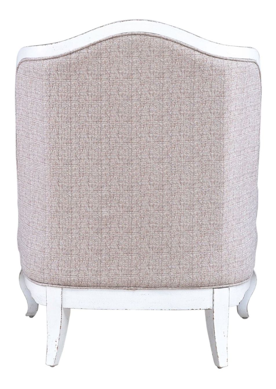 Magnolia Manor Textered Linen/Wood Accent Chair
