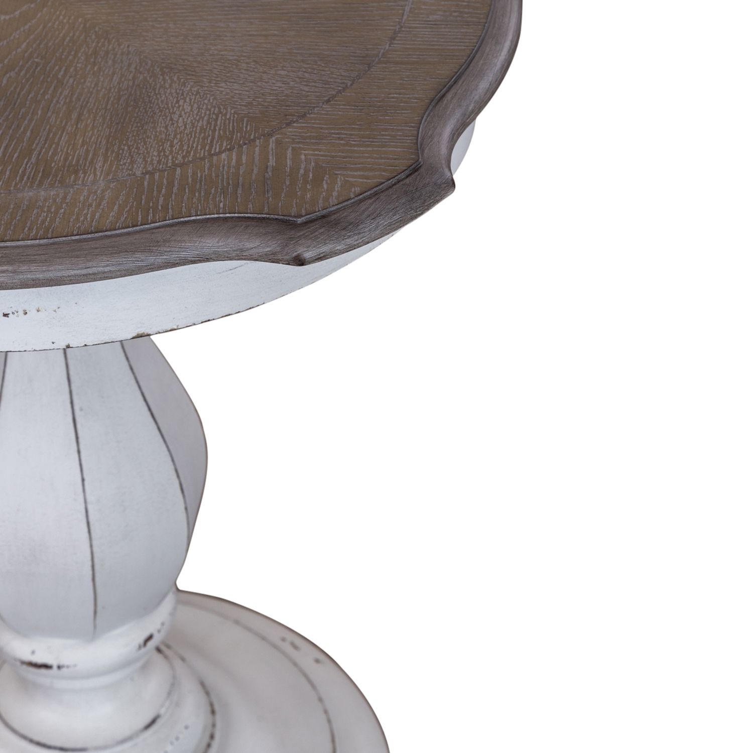 Magnolia Manor Round Wood Accent Table