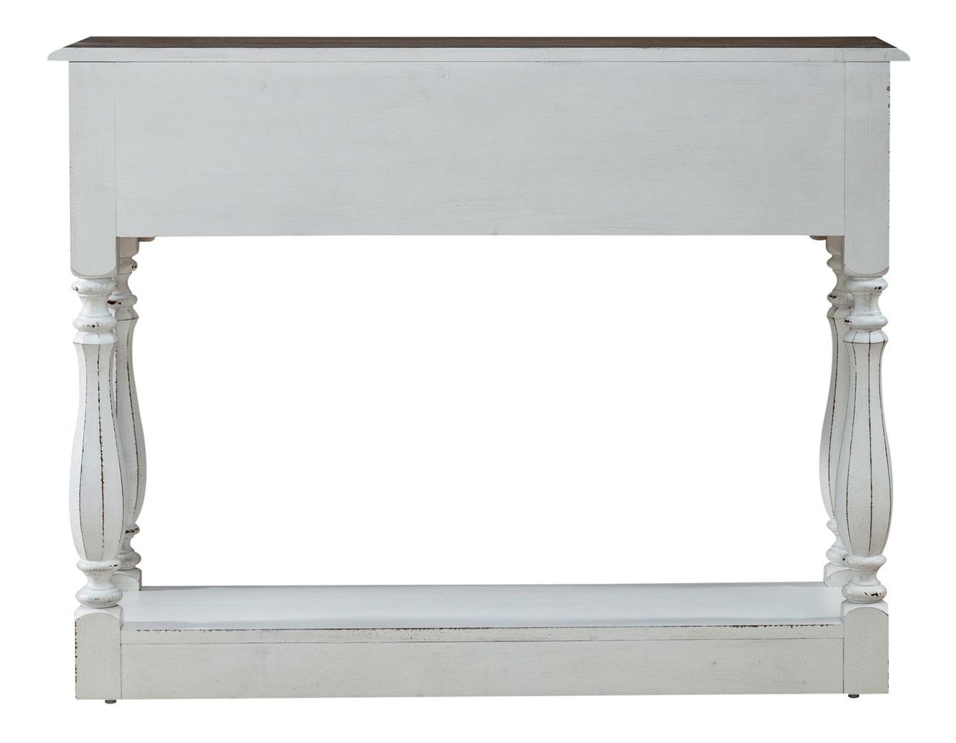 Magnolia Manor Rectangular Wood Hall Console w/2 Drawers