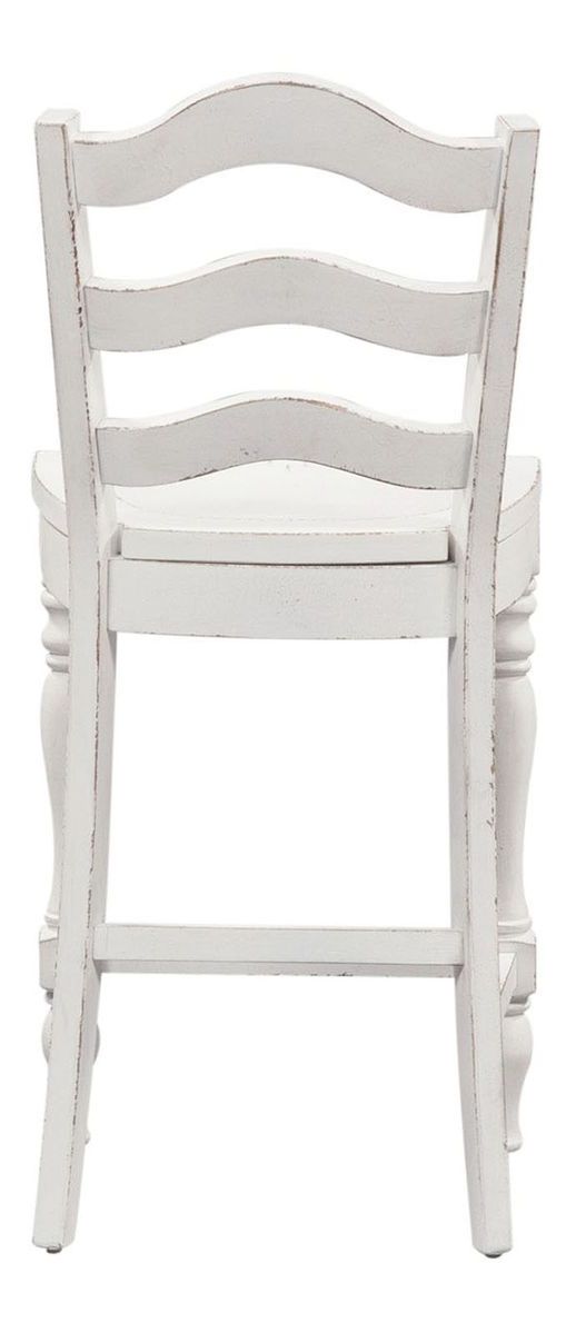 Magnolia Manor Wood Ladder Back Counter Chair