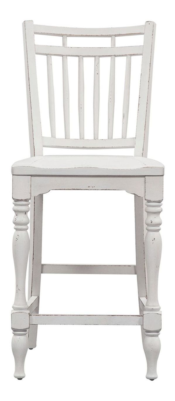 Magnolia Manor Spindle Wood Back Counter Chair