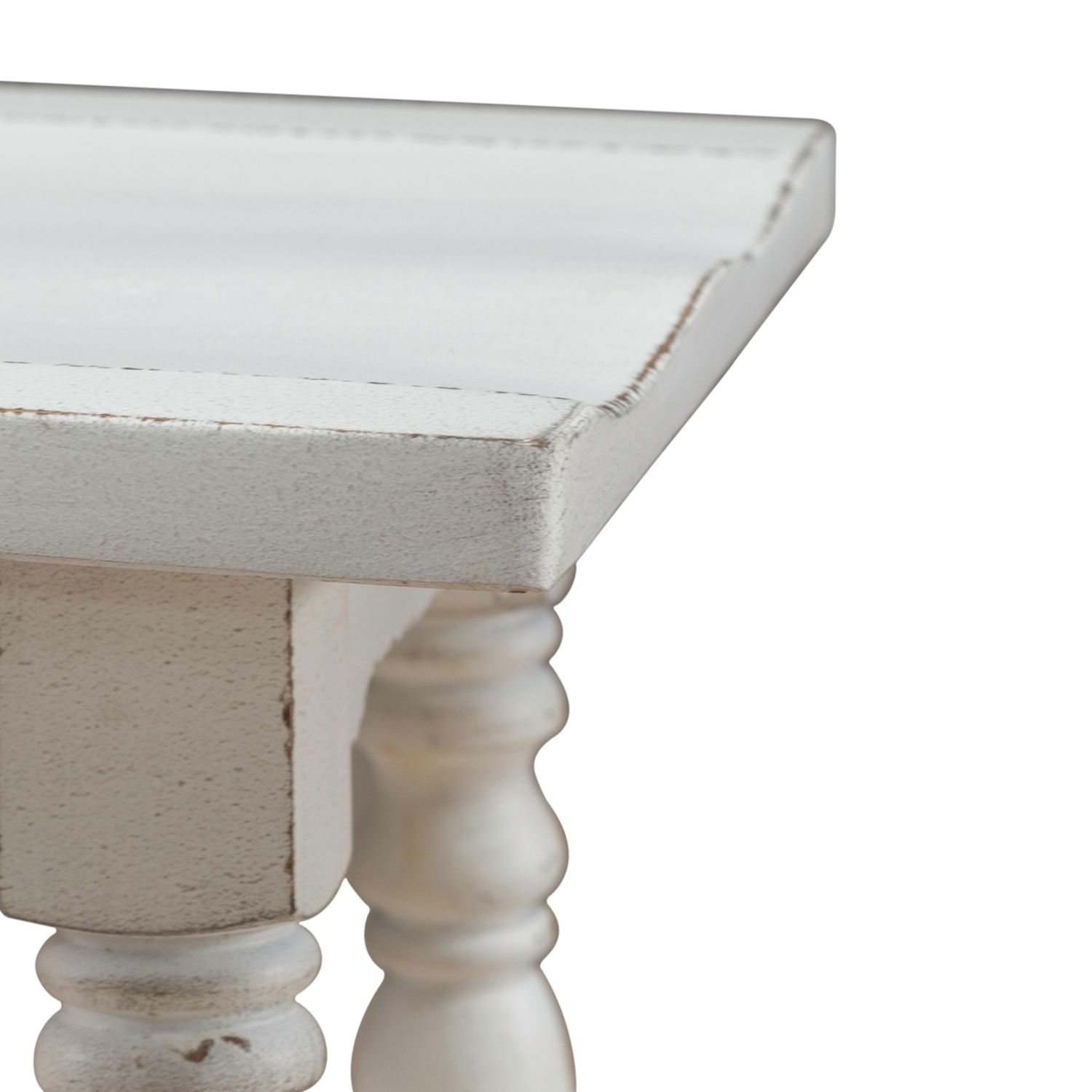Magnolia Manor Antique White L-Shaped Office Desk Set