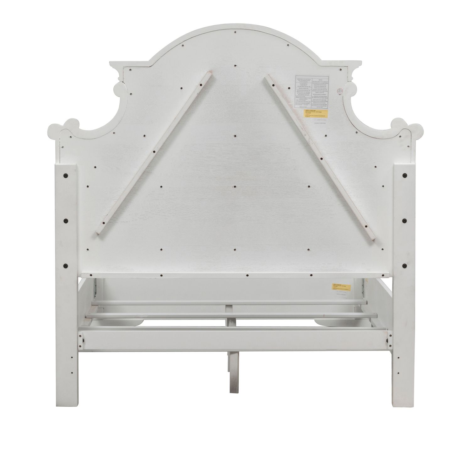 Magnolia Manor Antique White Upholstered Bed | Liberty