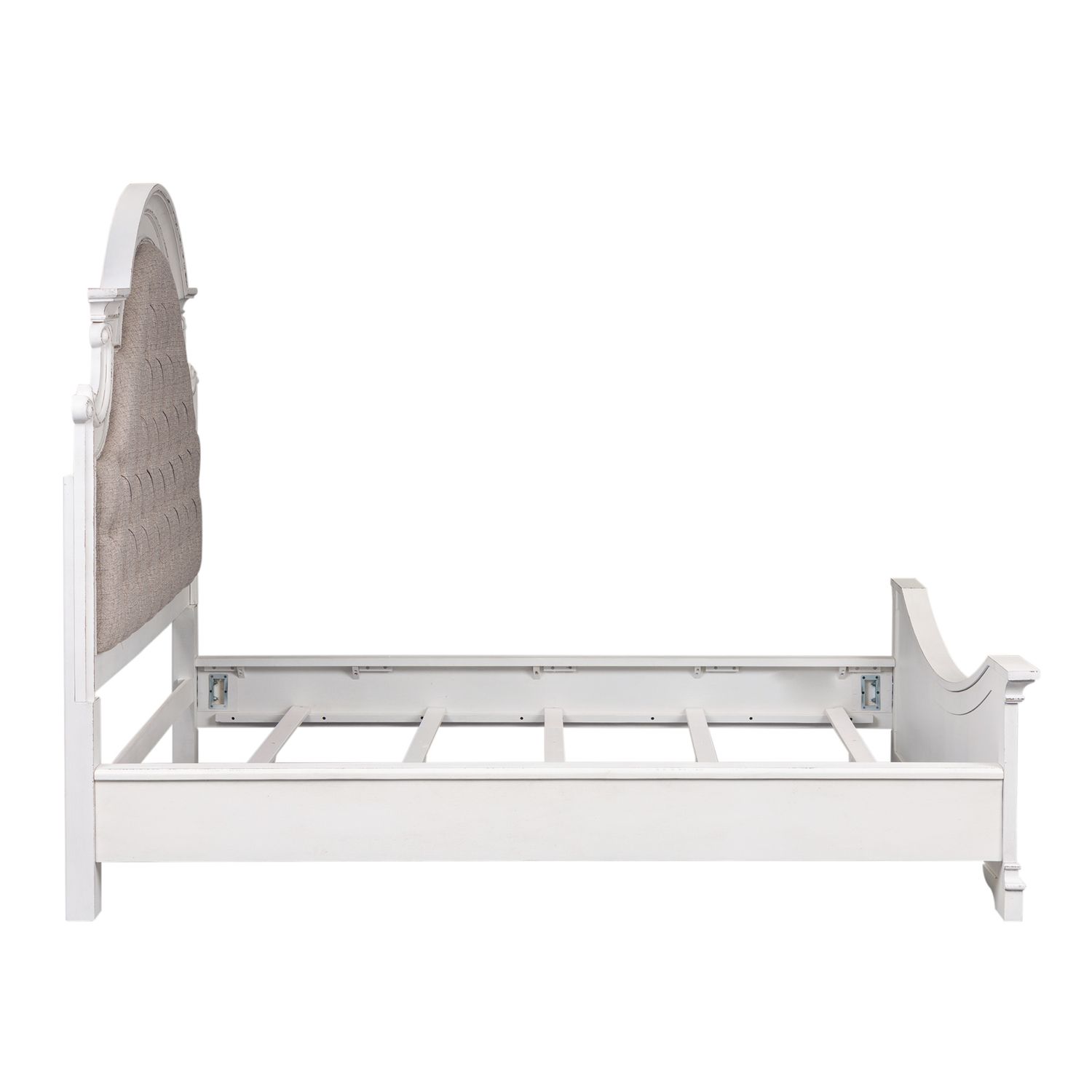Magnolia Manor Antique White Upholstered Bedroom Set | Liberty
