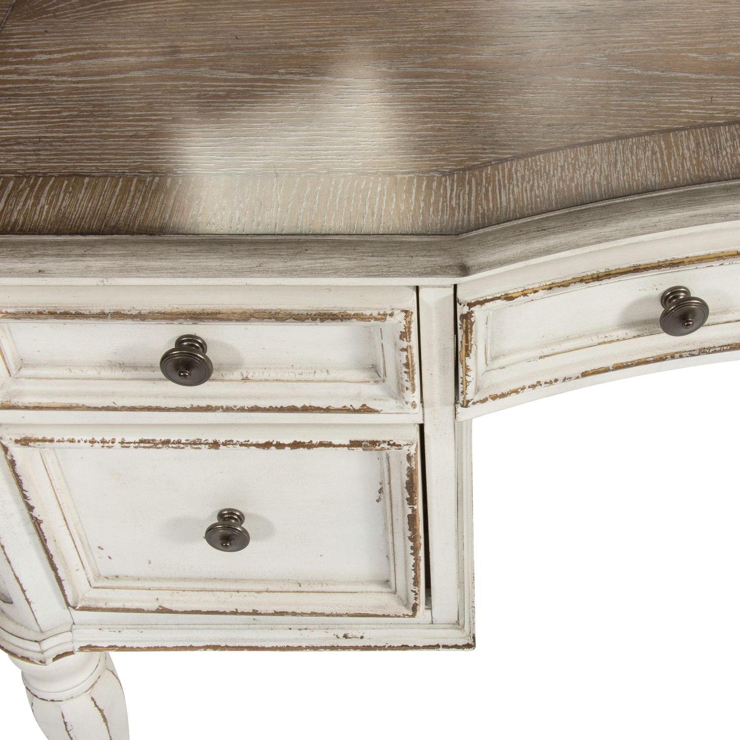 Magnolia Manor Rectangular Wood 3-Piece 5-Drawer Vanity Set