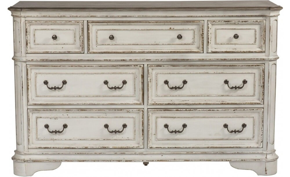 SM Magnolia Manor Fabric Upholstered Sleigh Bedroom Set